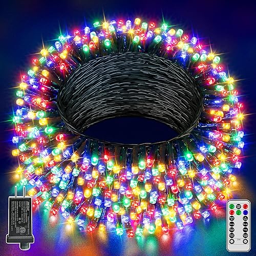 Miniatura 1 de 200 luces LED de Navidad de 66 pies, luces de hadas para decoración navideña (multicolor)