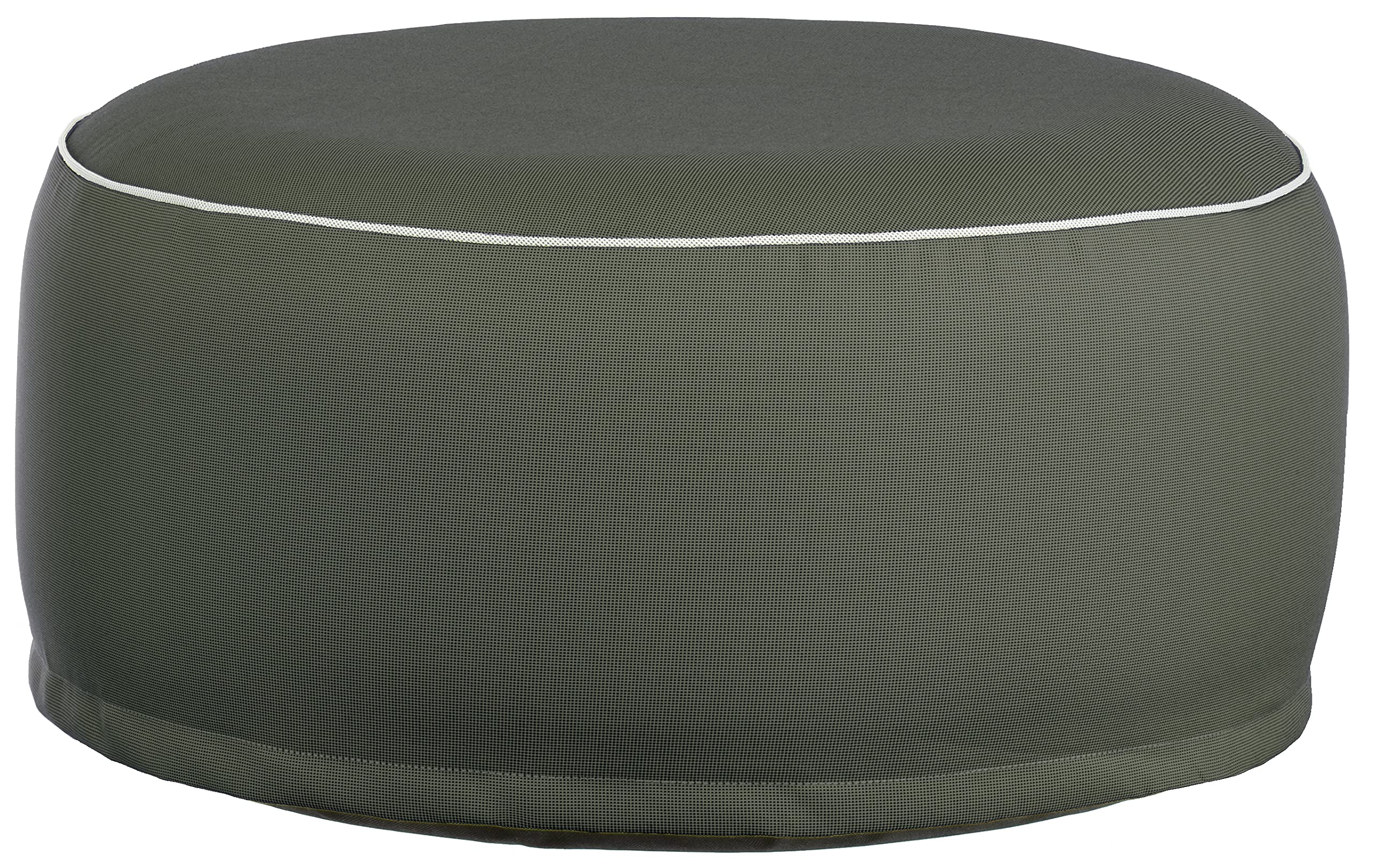Brandsseller Puf hinchable para exteriores, 55 x 25 cm, resistente al agua y a la intemperie, para jardín, terraza, salón y playa, fácil de limpiar