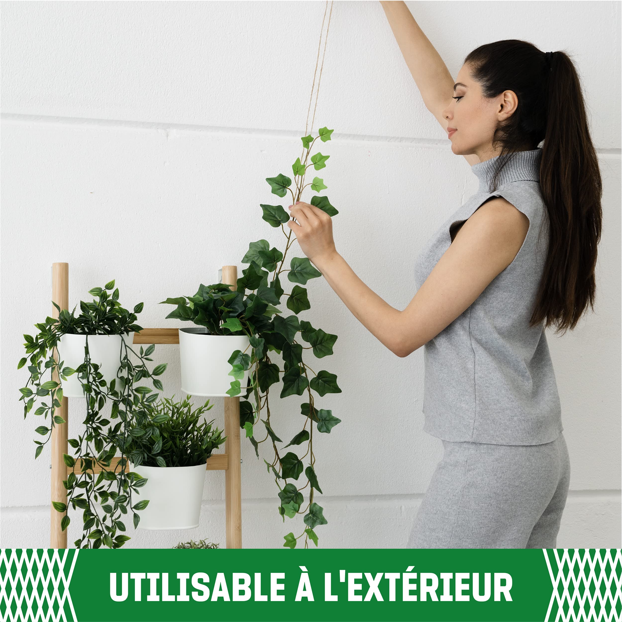 GardenGloss® Ficelle en Jute Naturelle – Ficelle à Deux Brins pour Le Jardin, Les Loisirs Créatifs, Le DIY et l'Emballage Cadeau (100 m de Long, 1 mm d'Épaisseur)