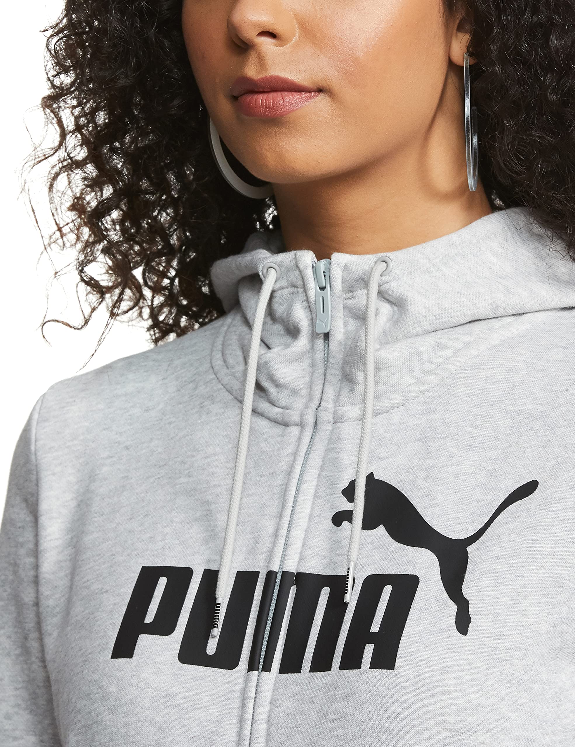 PUMA Ess Logo Full-Zip Ho Pull Femme