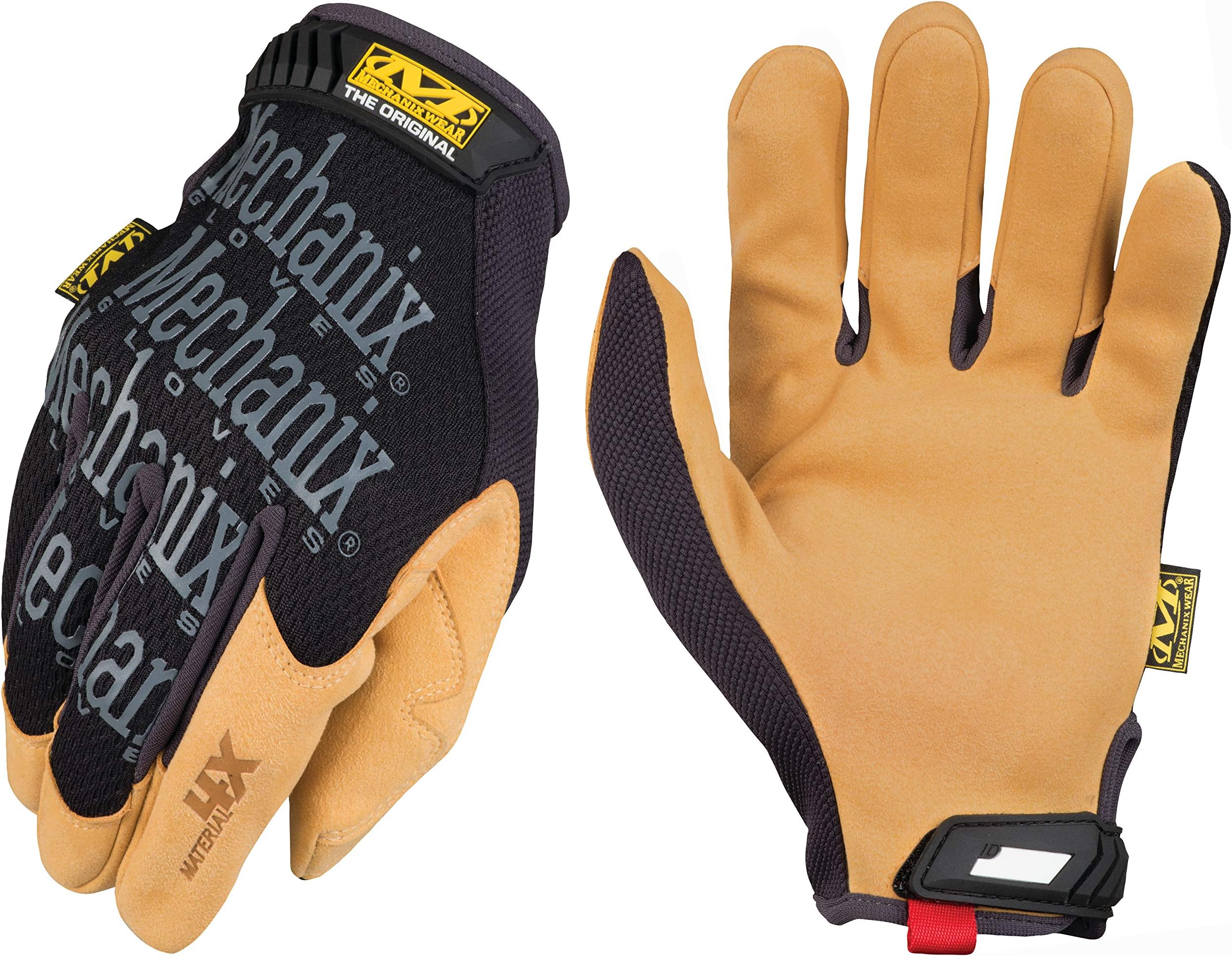 Mechanix Wear Leather MPact Framer Gloves (Large, Black/Brown