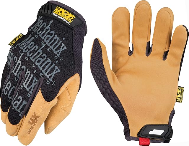 Mechanix Wear - Material4X Original Gloves (Medium, Black/Brown) MG4X-75-009