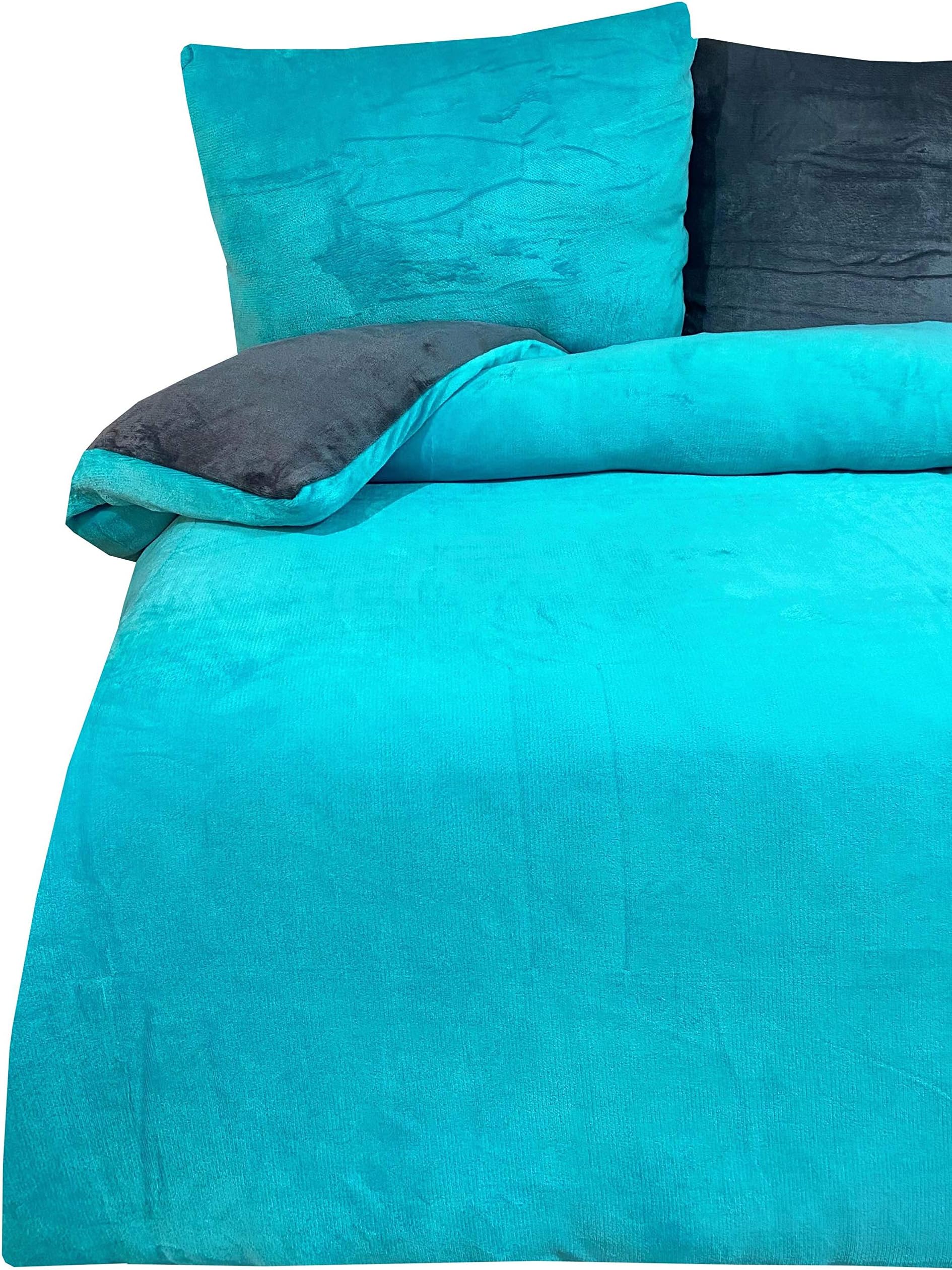 Leonado Vicenti Bettwäsche, Seersucker, 2 teilig, gestreift, Pflegeleicht, bügelfrei, Trockner