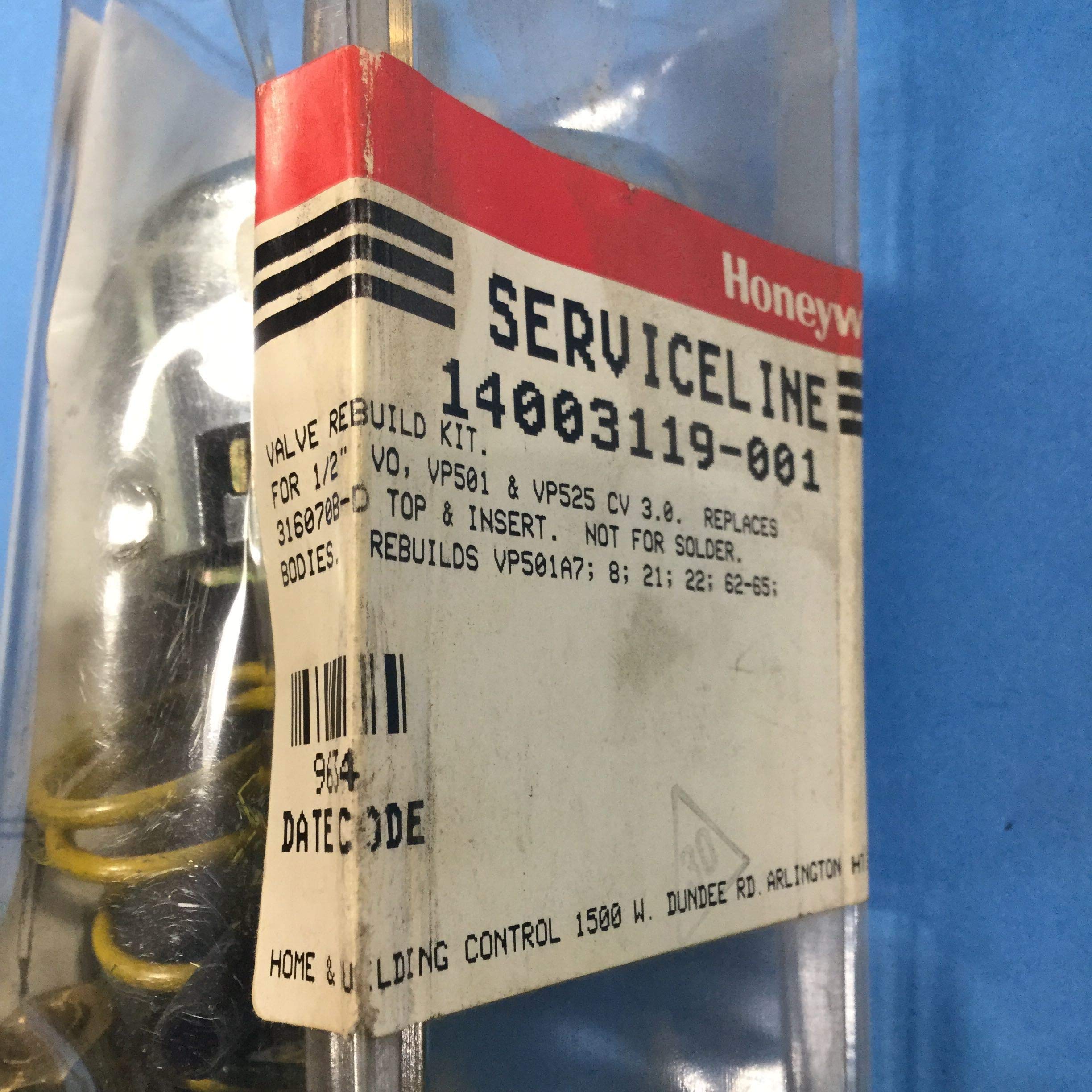 Honeywell, Inc. 14003119001 Rebuild kit for 1/2