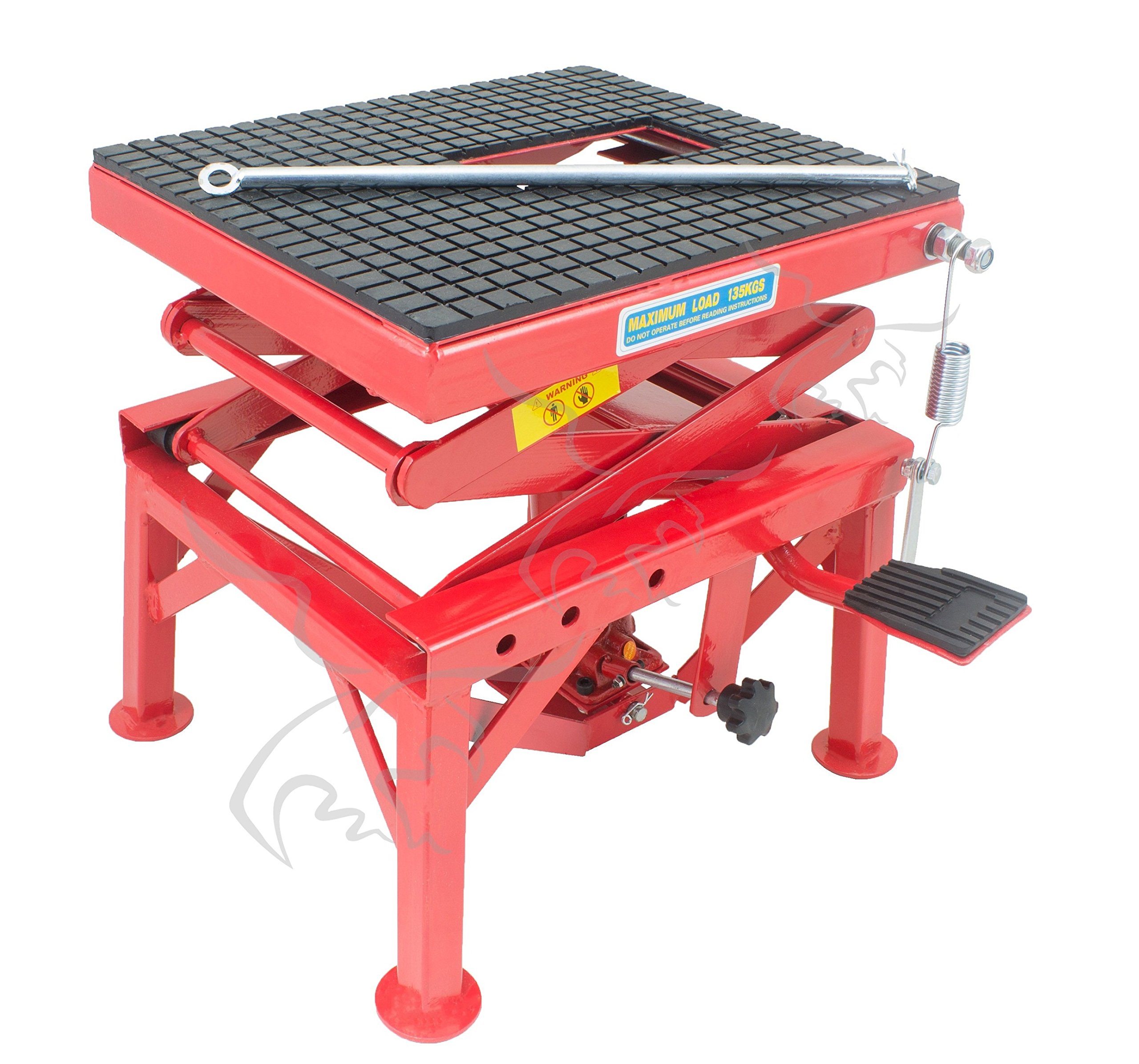 Tuecompra Elevador DE Motos HIDRÁULICO DE Tijera 90 cm con Plataforma para Motocicletas
