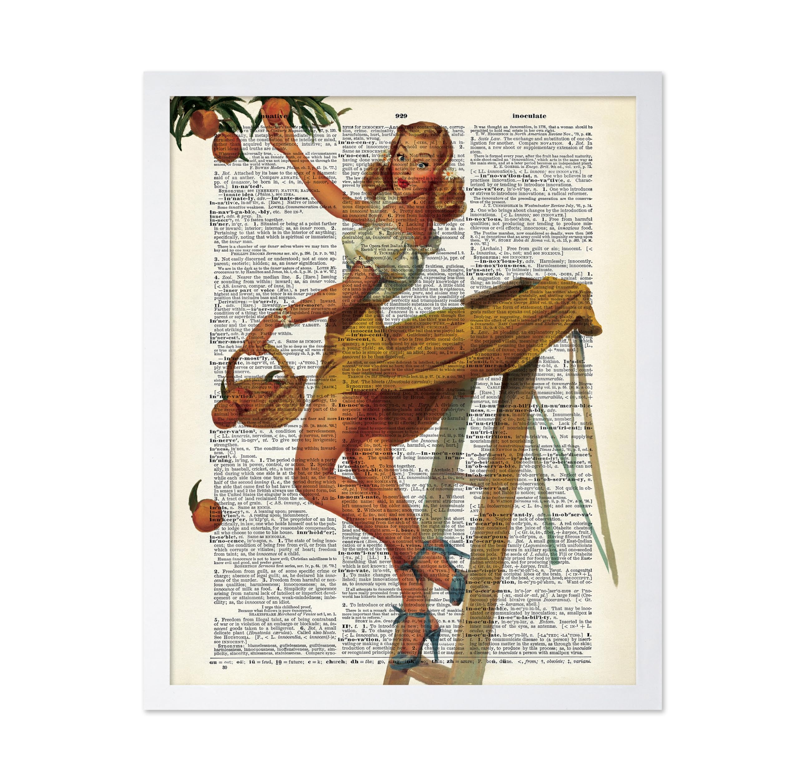 Amazon.com: Poster Master Dictionary Art Poster - Retro Pin-Up
