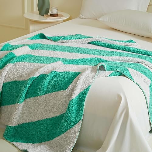 Miniatura 5 de Manta de microfibra mullida para sofá, reversible, acogedora y cálida para todas las estaciones, manta de felpa de lujo para cama