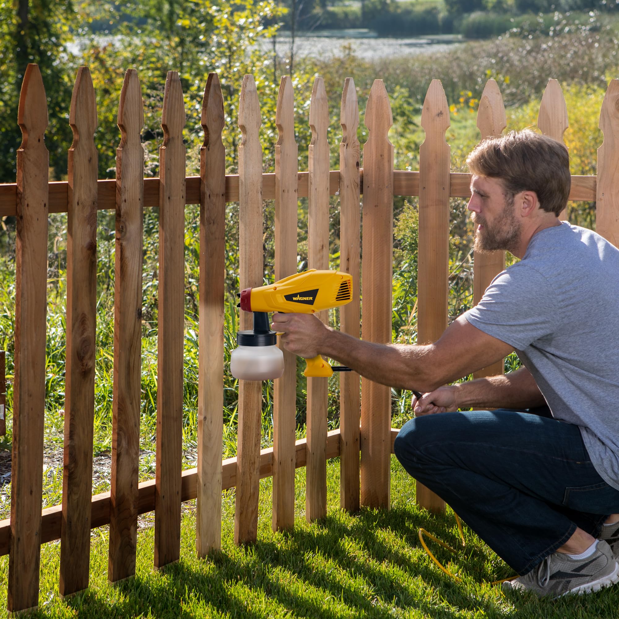 Wagner Spraytech 2418392 Control Spray QX1 HVLP Pulverizador de Manchas, Amarillo