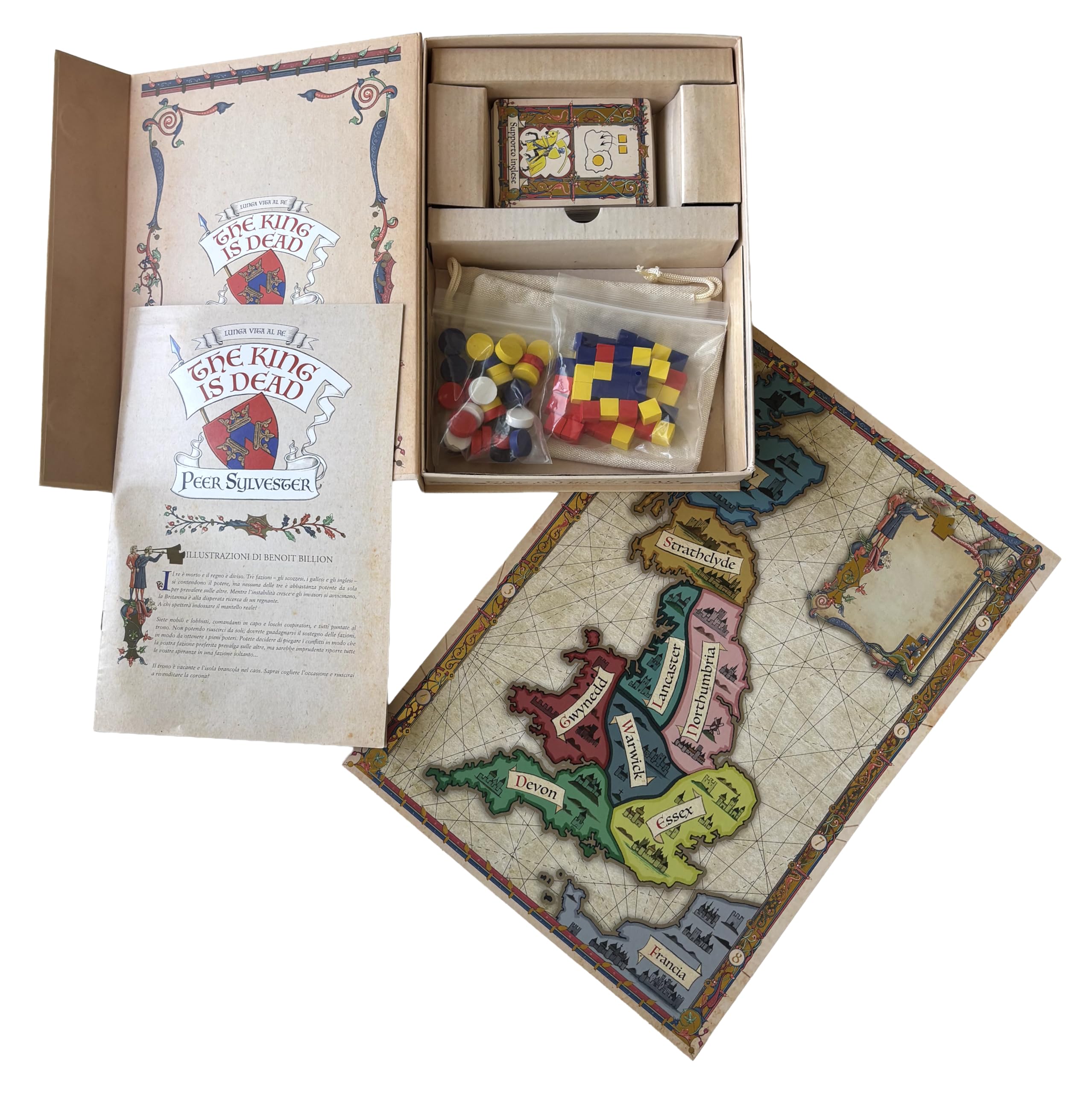 Studio Supernova - The King is Dead - Gioco strategico di intrighi politici, 2-4 giocatori, 14+, Edizione in Italiano