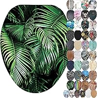 Vista 43 de SANILO Asiento de inodoro de madera con cierre suave [alargado] – Asiento de madera moldeada decorativo, silencioso y de cierre lento – Con fuertes