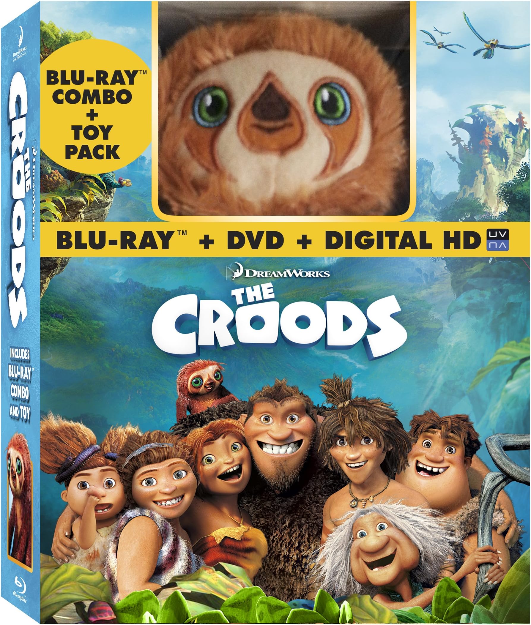 Sponsored Ad - The Croods (Blu-ray / DVD + Digital Copy + Toy)