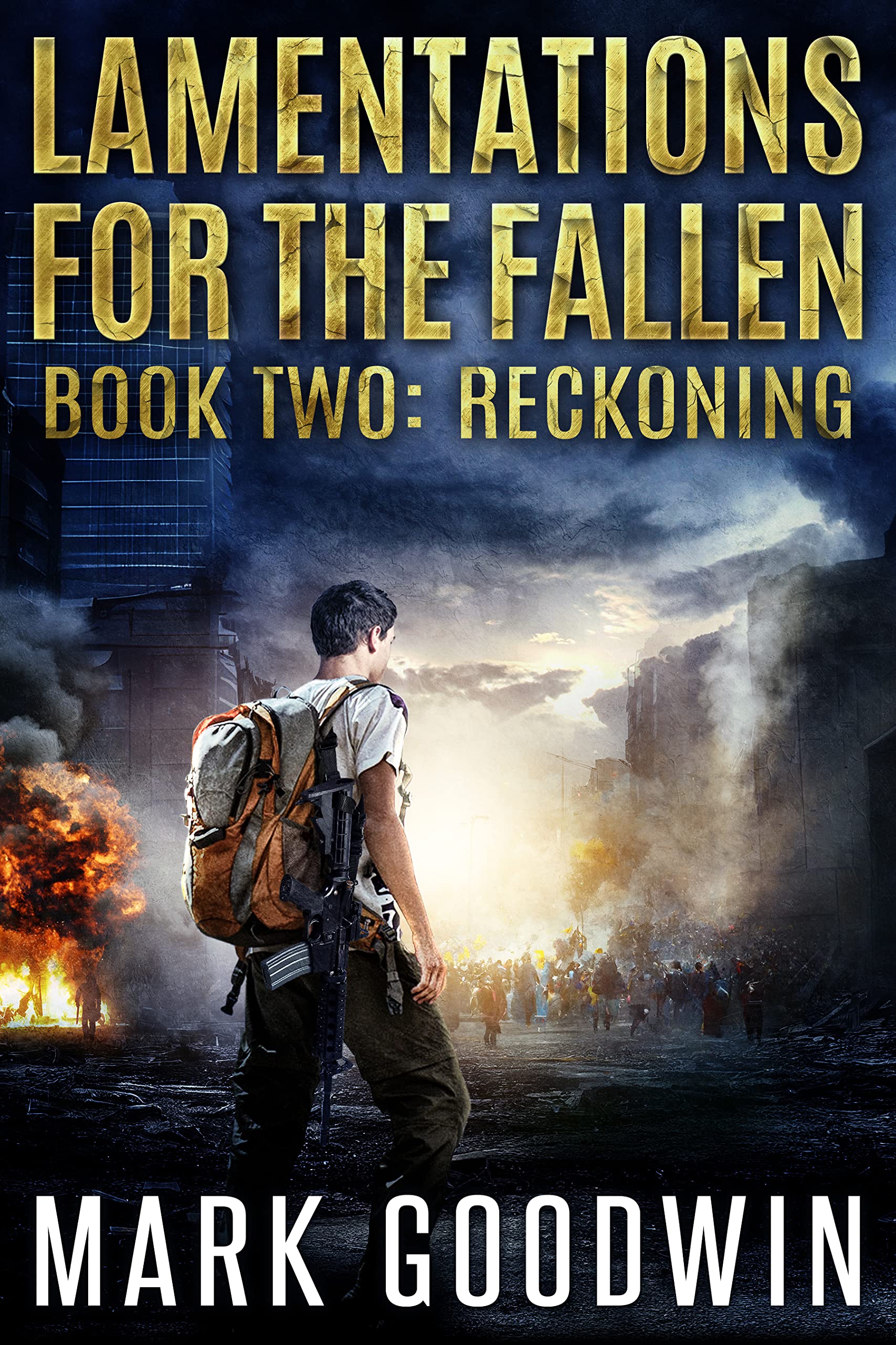 Reckoning: A post-apocalyptic tale of America’s coming economic and societal collapse. (Lamentations for the Fallen Book 2)