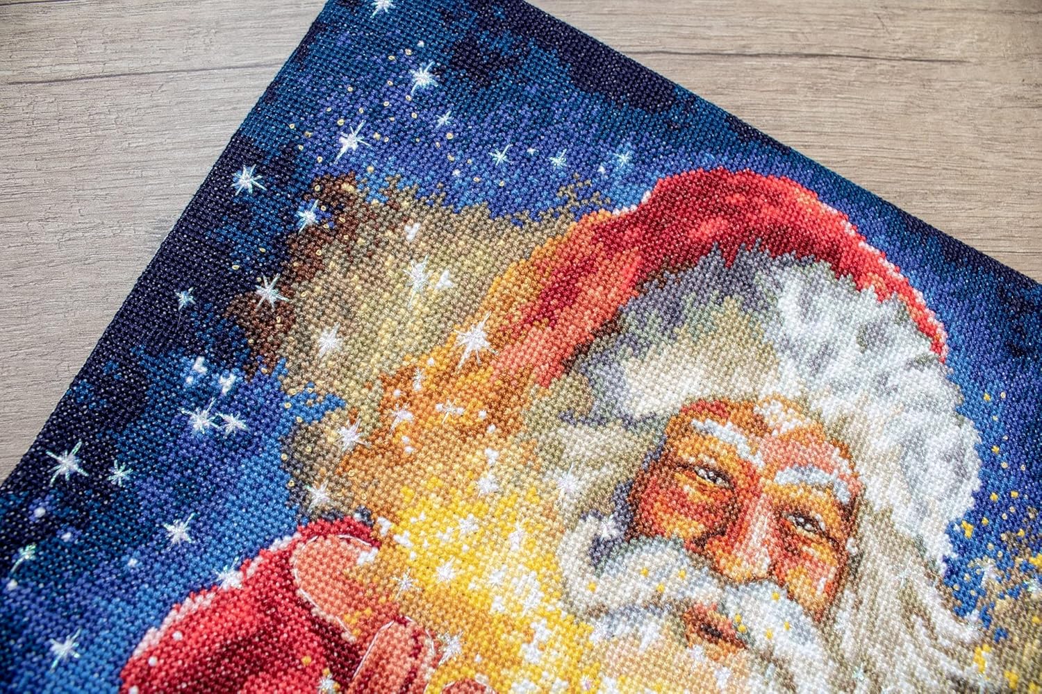 Letistitch Counted Cross Stitch Kit on Canvas Aida with Christmas Miracle. Perfect Pattern 11.42 * 11.81 inches L8049. Wonderful for Art & Craft Amateurs