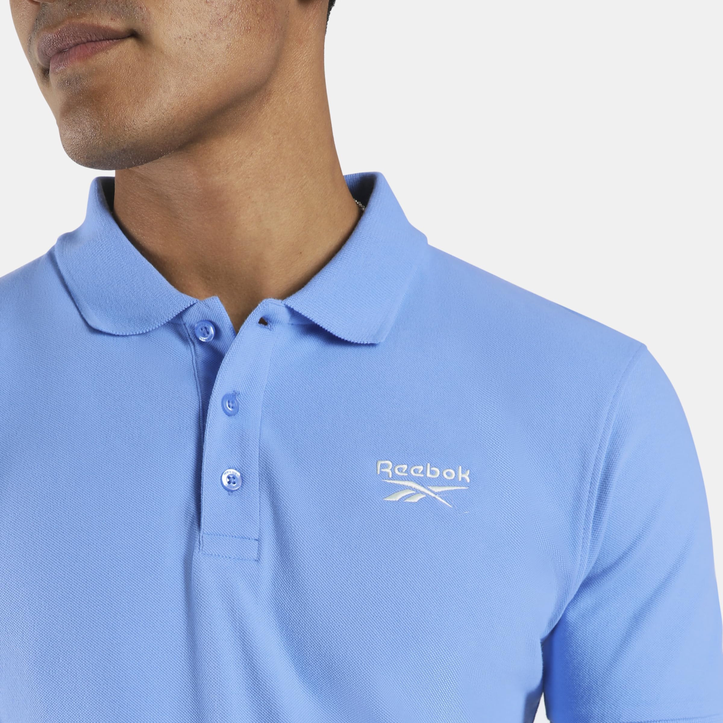 Reebok Blaze Embroidered SS Polo Shirt T-Shirt Homme