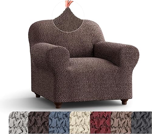 Miniatura 40 de PAULATO BY GA.I.CO. Funda desmontable para sofá - Funda elástica para sillón - Elegante funda para sofá con cojines - Funda desmontable de tela de