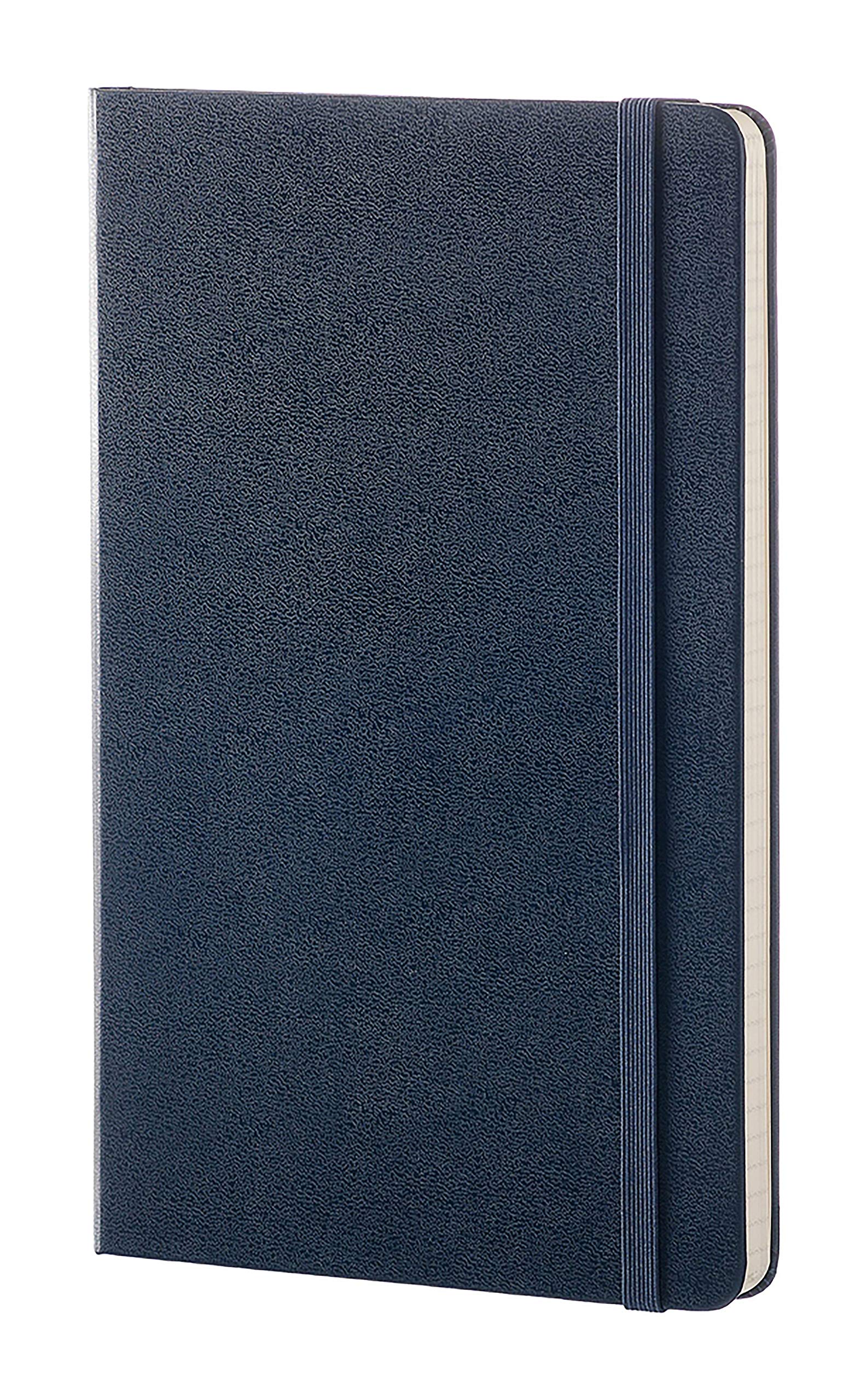 Moleskine Classic Notebook, Hard Cover, Large (5" x 8.25") Plain/Blank