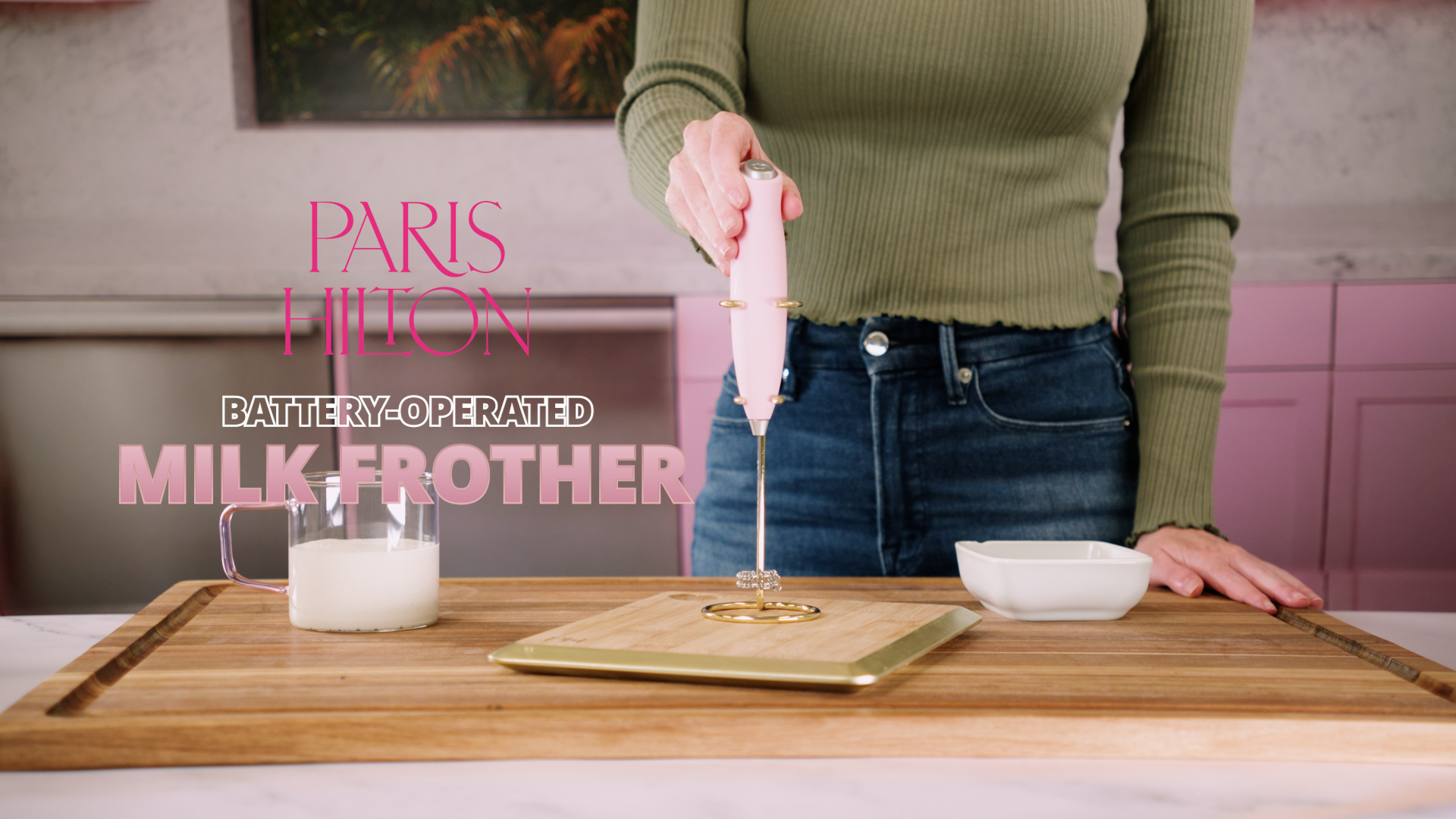 Amazon.com: Paris Hilton Electric Handheld Milk Frother with