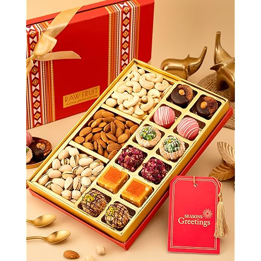 Diwali Dry Fruit Gift Box 12 Pcs