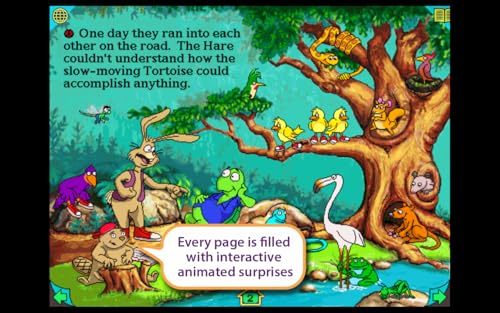 UK-Tortoise and the Hare - interactive storybook in British English and French