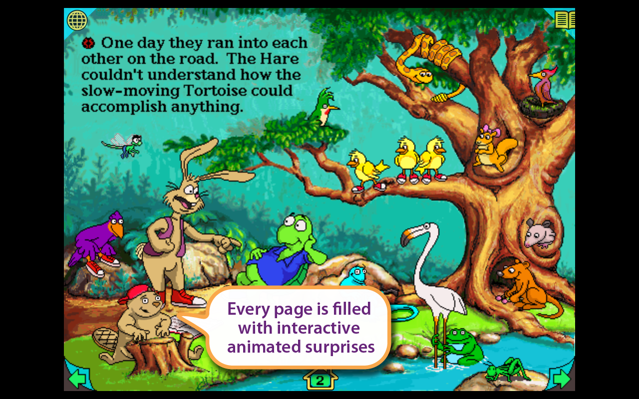 Tortoise and the Hare - interactive storybook in English and Spanish ...