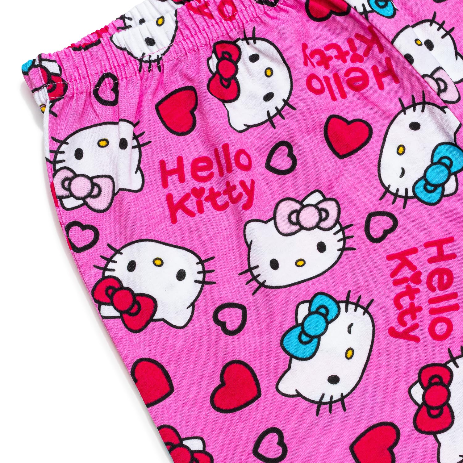Hello Kitty Pyjama | Pyjama pour fille | Ensemble de pyjama pour filles | Vêtements de nuit officiels pour enfants de 4 à 14 ans