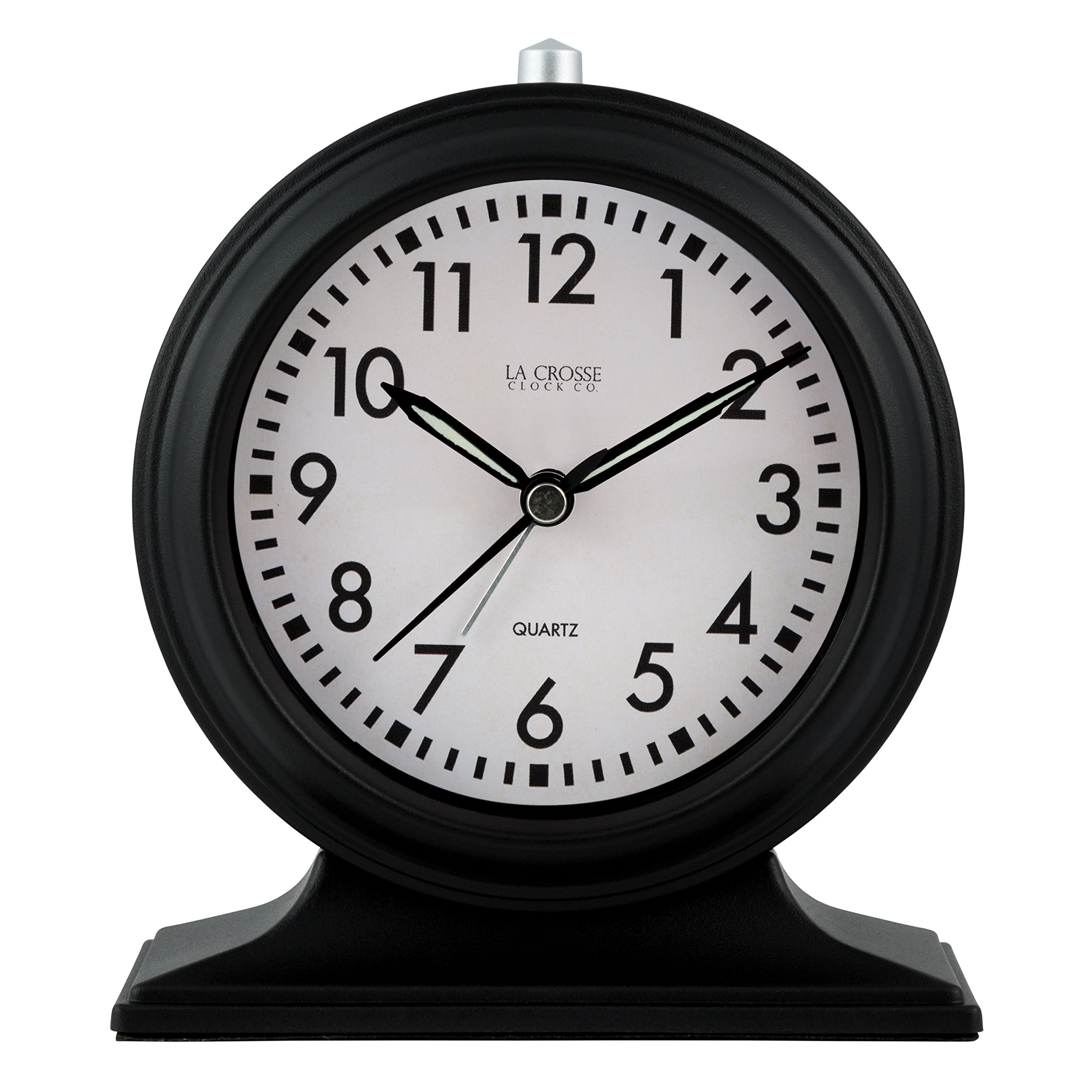 Amazon.com: LaCrosse 617-3014 Mantel Alarm Clock, Black : Home