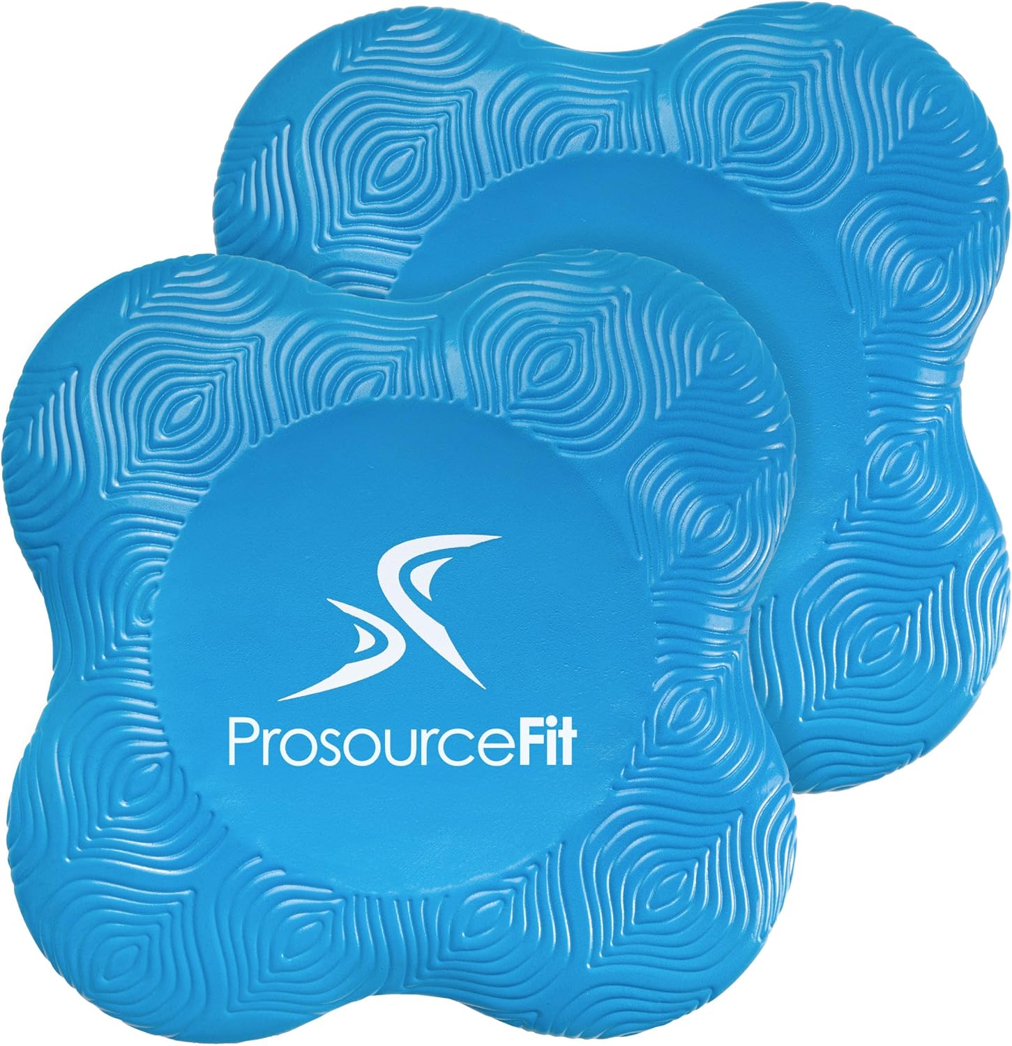 ProsourceFit Yoga Knee Support Pads Set of 2, Non-Slip Knee Pad for Yoga, Pilates, Meditation and Stretching; Exercise Yoga Accessories for Knee Support for Men and Women, Pink