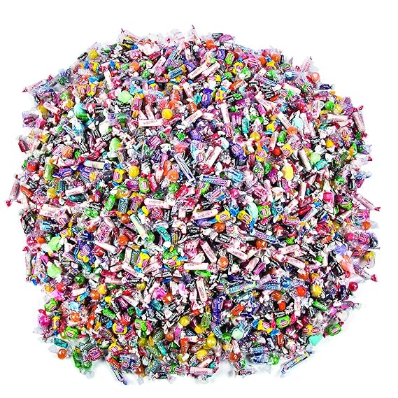 Fun Express Bulk Candy Variety Pack 30 lb, approx 3000 pieces - Individually Wrapped Assorted Candy for 4th of July, Party Favors, Pinata Stuffers & Goodie Bags | Premium Mix for Birthdays, Carnivals & Parades