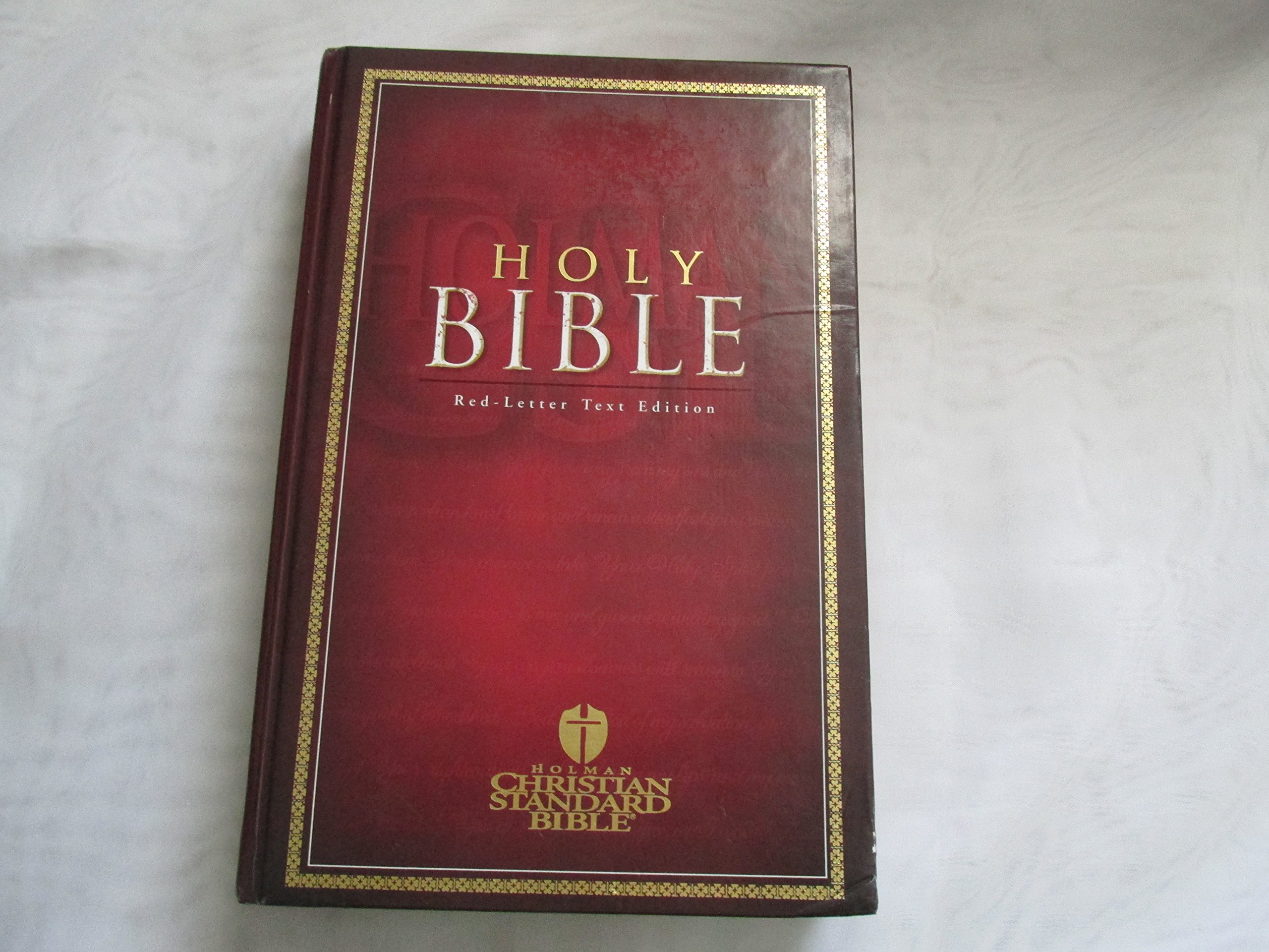 Holy Bible Holman Christian Standard Bible: Red-Letter Text Edition Hardcover – 1 April 2004