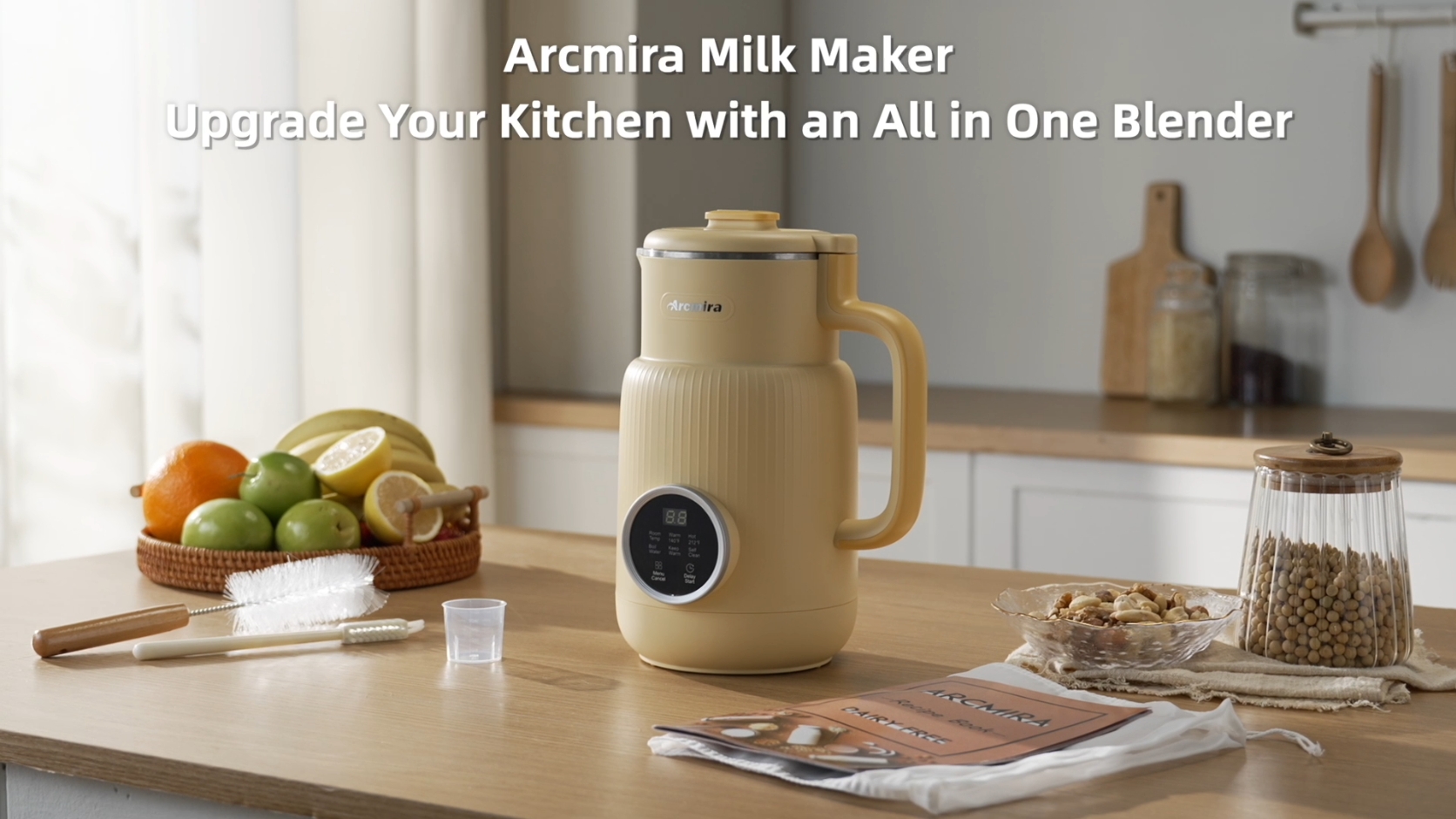 Amazon.com: Arcmira 𝟲 𝗶𝗻 𝟭 Nut Milk Maker, 20 oz(600ml