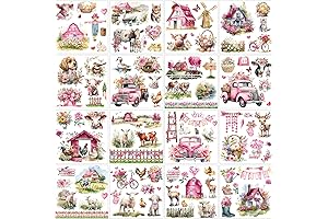 gisgfim Valentine's Day Rub On Transfers: Express Your Love Through Artistic Embellishments