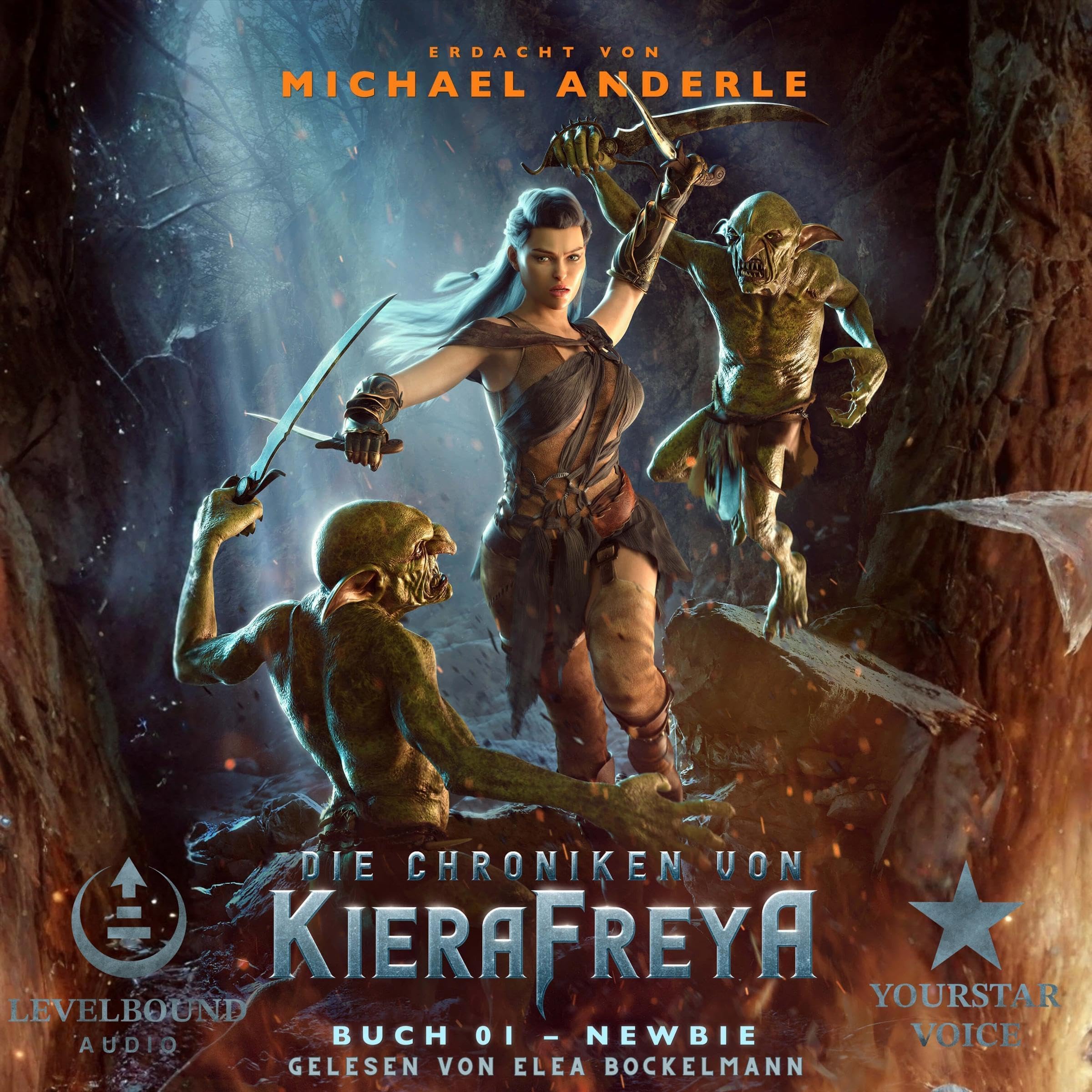 Cover art for Newbie: Ein Fantasy-LitRPG-Roman (Die Chroniken von KieraFreya 1)