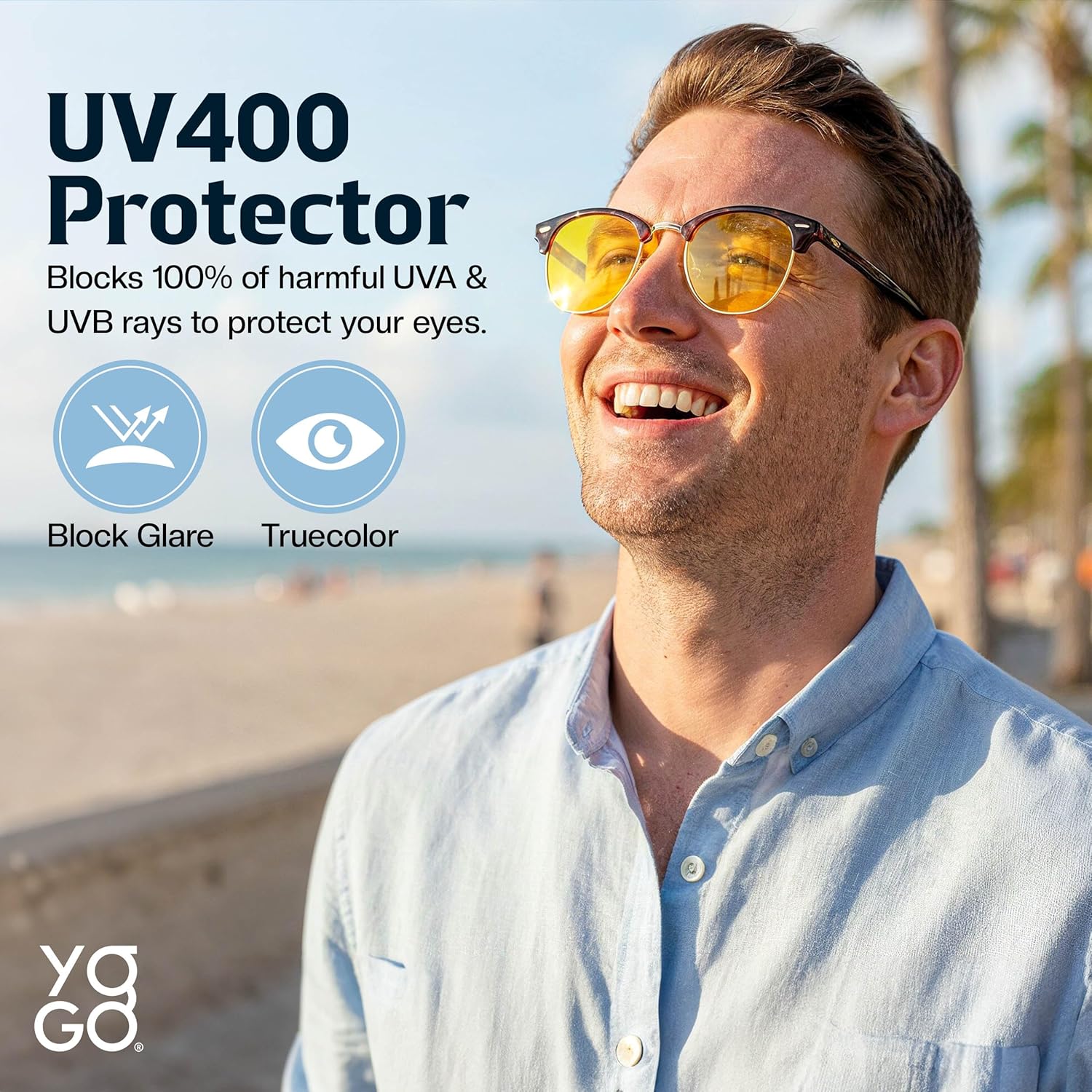 Night Driving Glasses Men Women Polarized Night Vision Glasses Diminish Oncoming Headlights and Reflections - Image 2