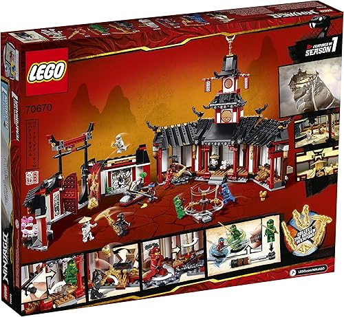 Miniatura 5 de LEGO NINJAGO Legacy Monastery of Spinjitzu 70670 Kit de construcción de juguete de batalla incluye armas de juguete Ninja y equipo de entrenamiento