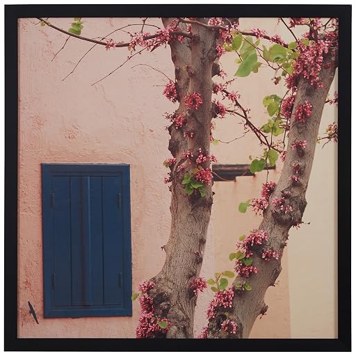 Rivet Pink Tree Blossoms Mediterranean Wall Print