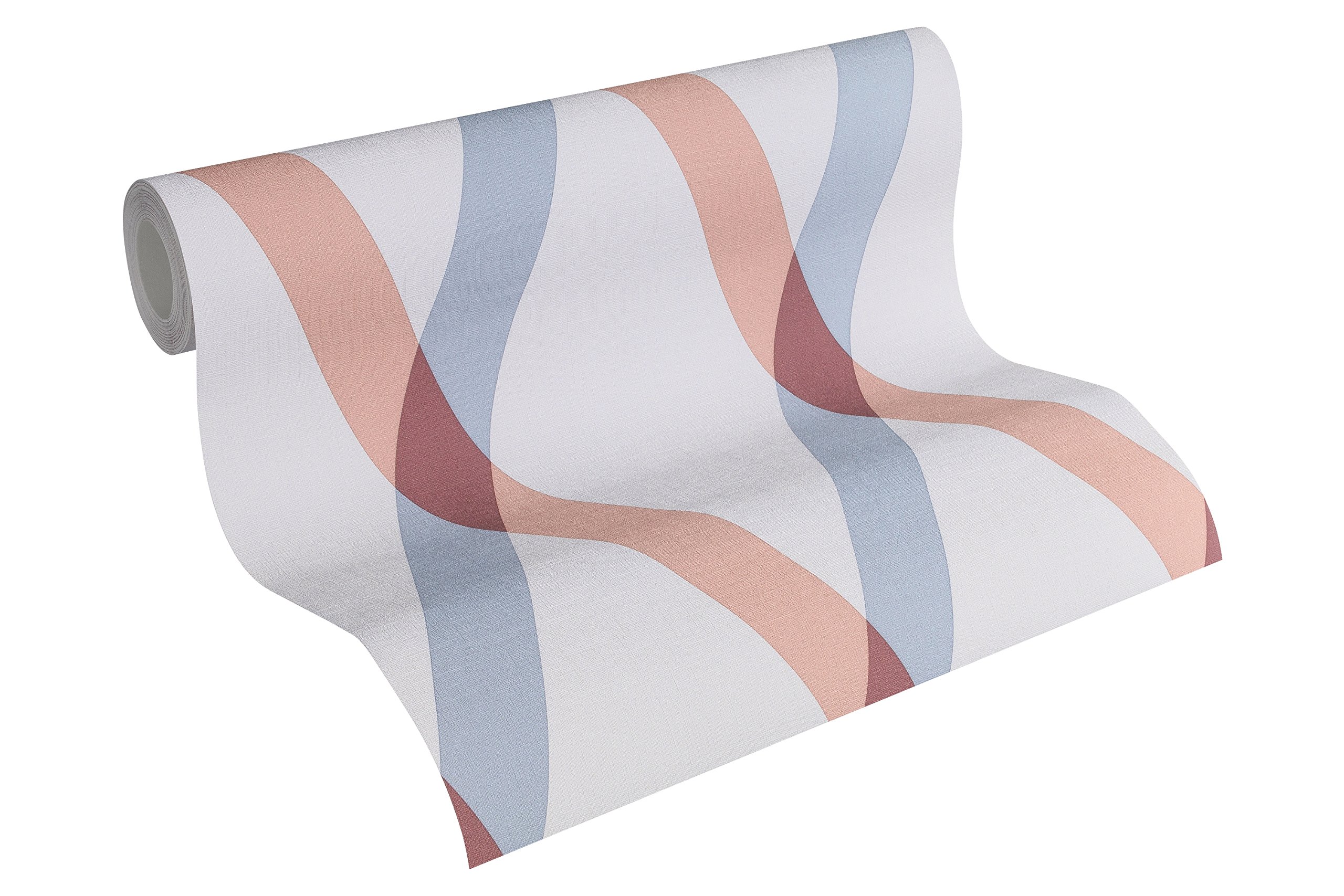 A.S. Creation 341102 Line Contzen Lars Pattern Paper Wallpaper, Multi-Colour