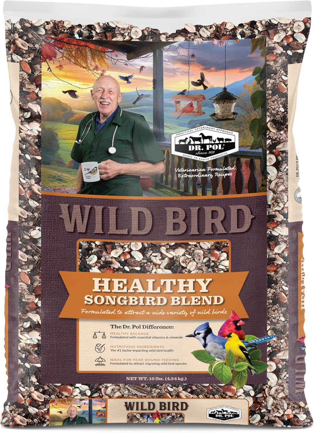 Dr. Pol Healthy Songbird Blend 10 LB Wild Bird Seed
