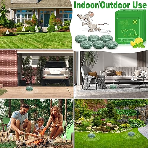 Miniatura 6 de Repelente de ratones de roedor, bolas repelentes de aceite de menta para ratas, disuasorio de ratones, mantiene a ratones ratones roedores fuera de