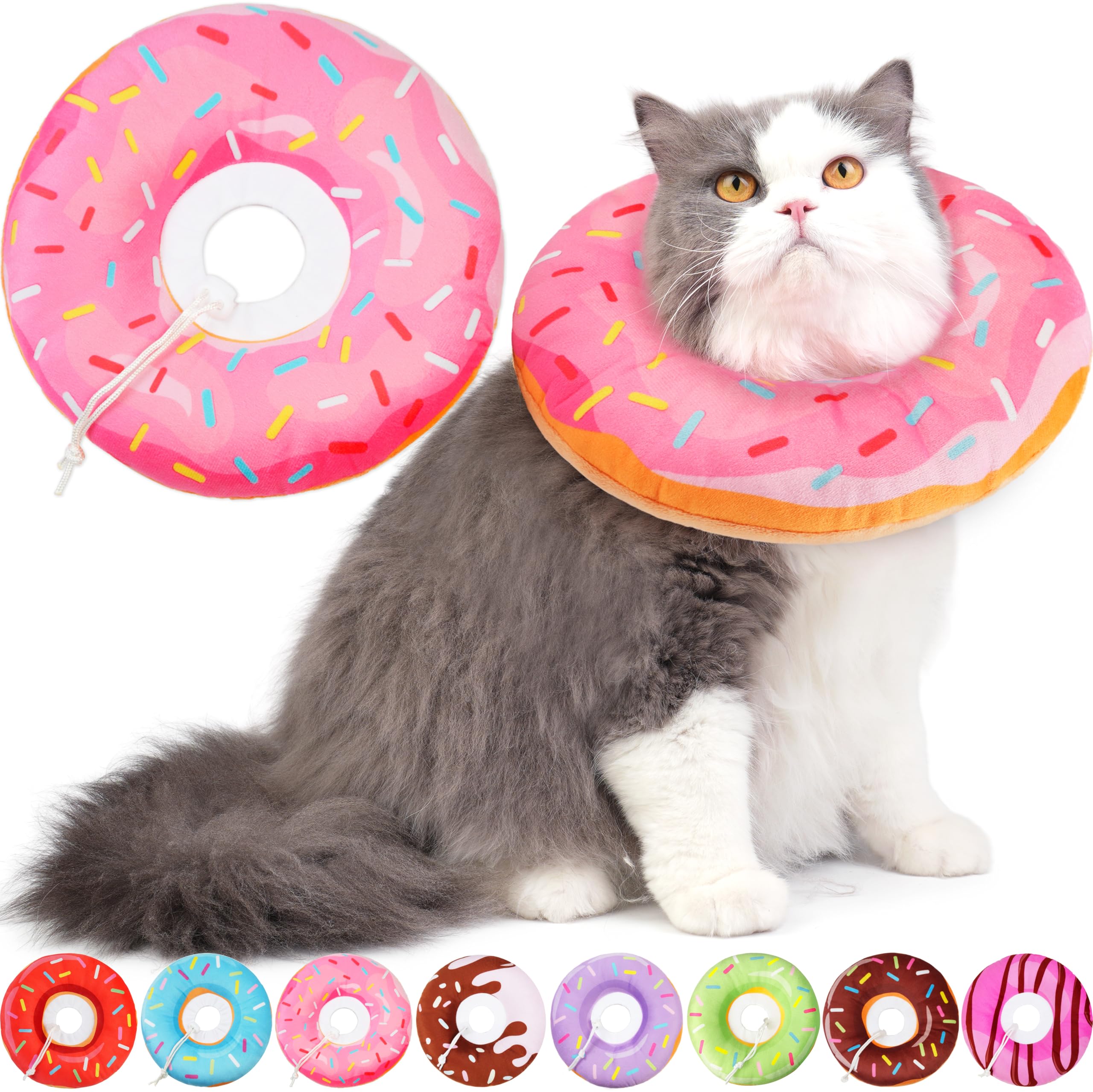 Amazon.com : Hpetppy Cat Cone Collar Soft, Cat Recovery Collar for