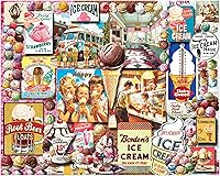 Vista 1 de White Mountain Rompecabezas de helado de 1000 piezas para adultos con collage vintage