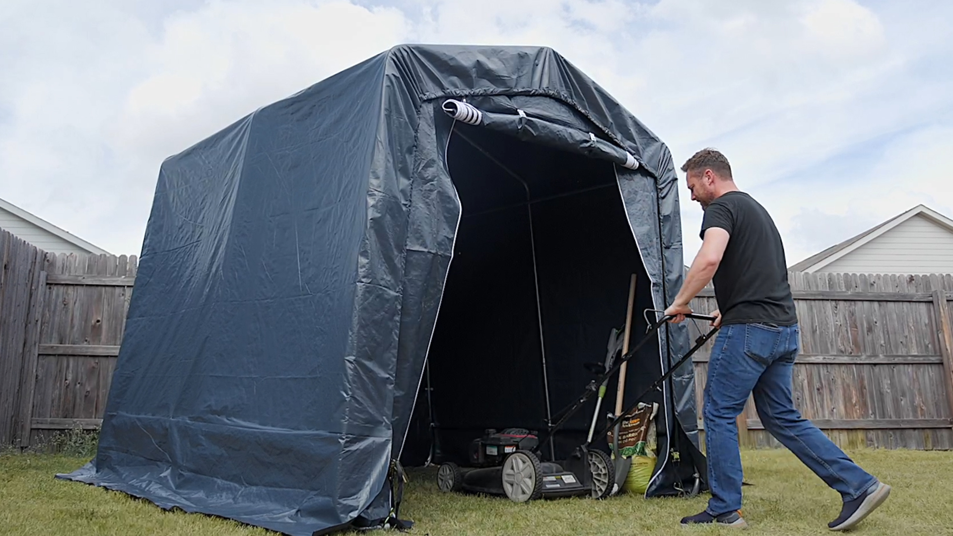 Amazon.com: CHARMELEON 8x8FT Heavy Duty Outdoor Storage Shelter