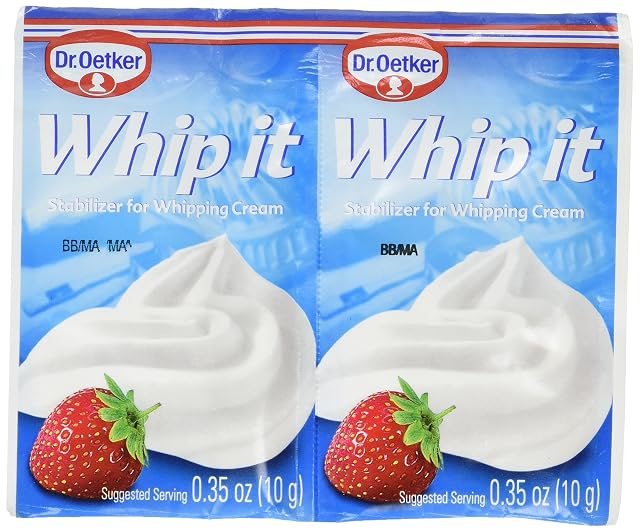 Dr Oetker Whipped Cream Stabilizer 0 35 Ounce Pack of 2