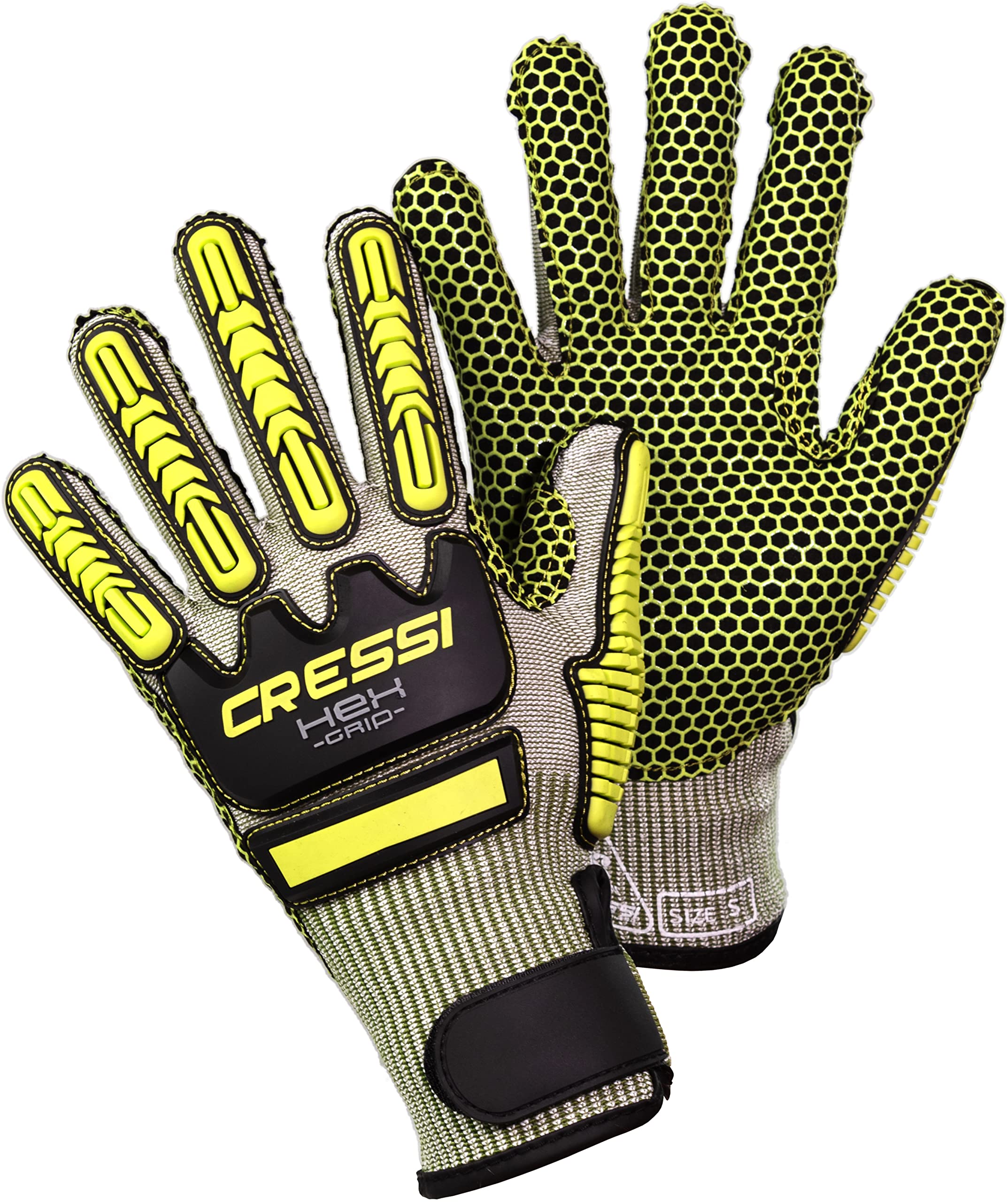 Cressi Hex Grip Gloves, Guanti antitaglio Unisex Adulto
