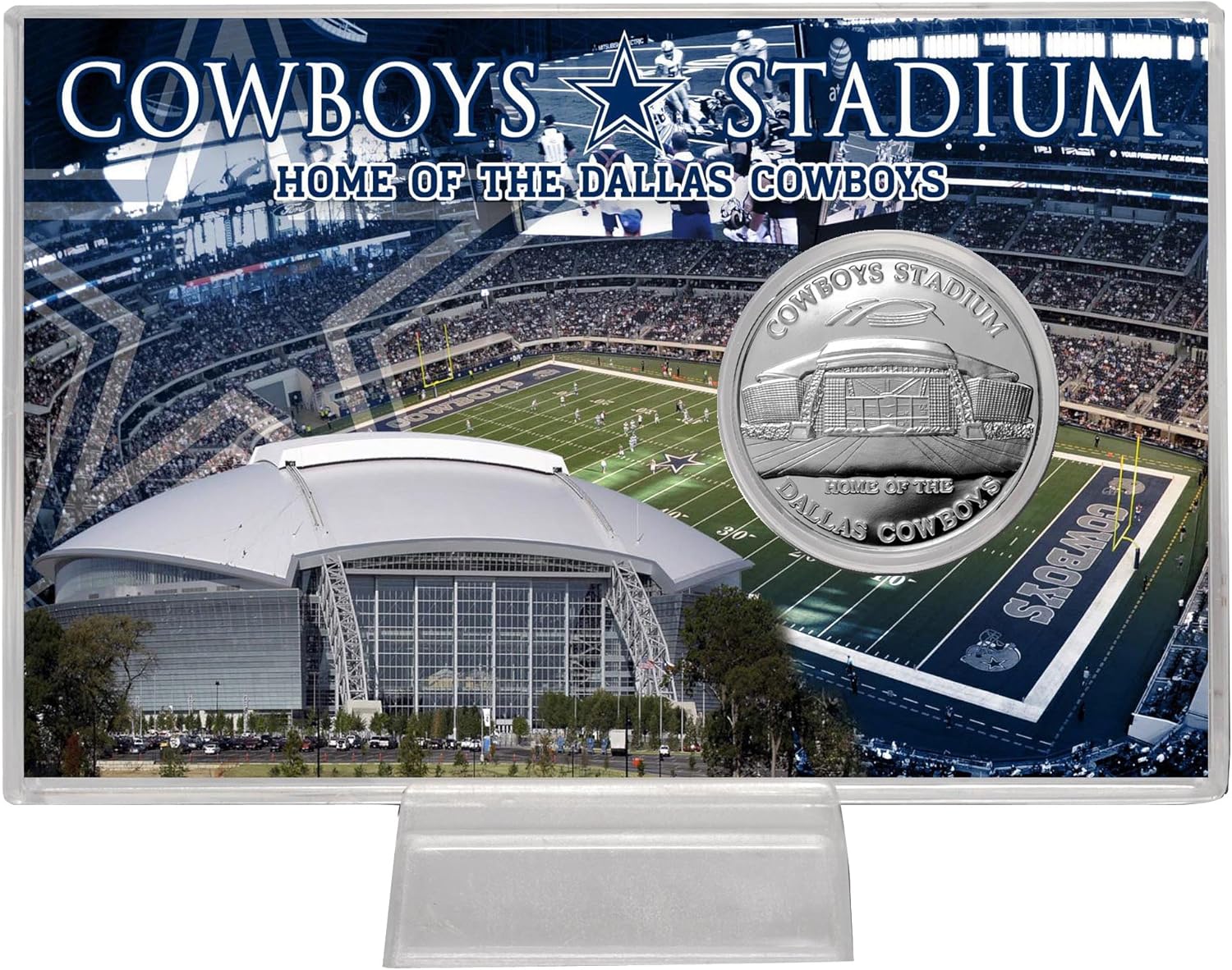 NFL New England Patriots Silver Coin Card Sports Related