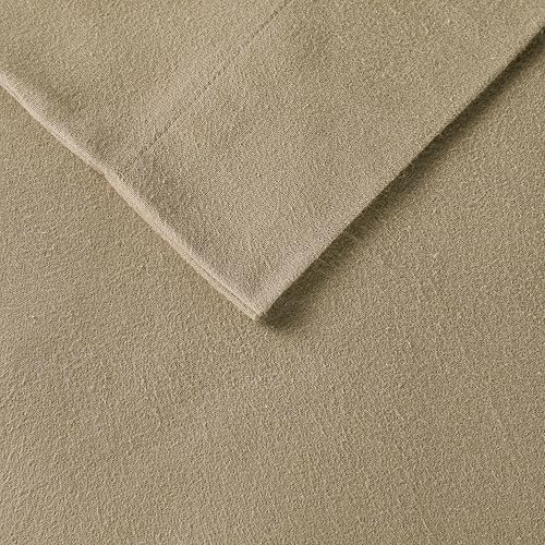 Miniatura 4 de Sleep Philosophy - Juego de sábanas True North de franela de 100% algodón, sábanas bonitas y ultrasuaves para clima frío, diseño unicolor, tamaño