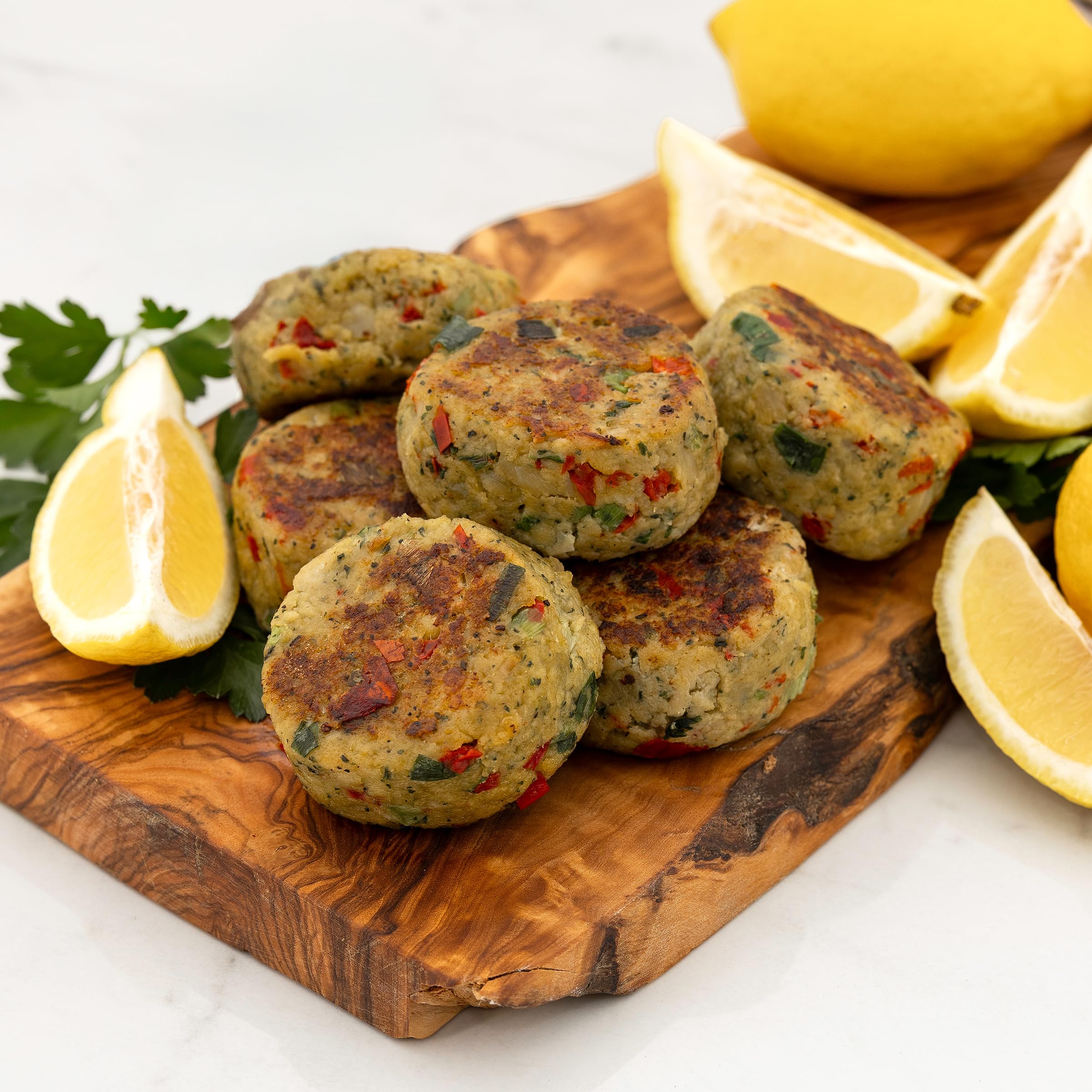 SeaBear Scalibut Seafood Cakes, 3 oz (6 Cakes)