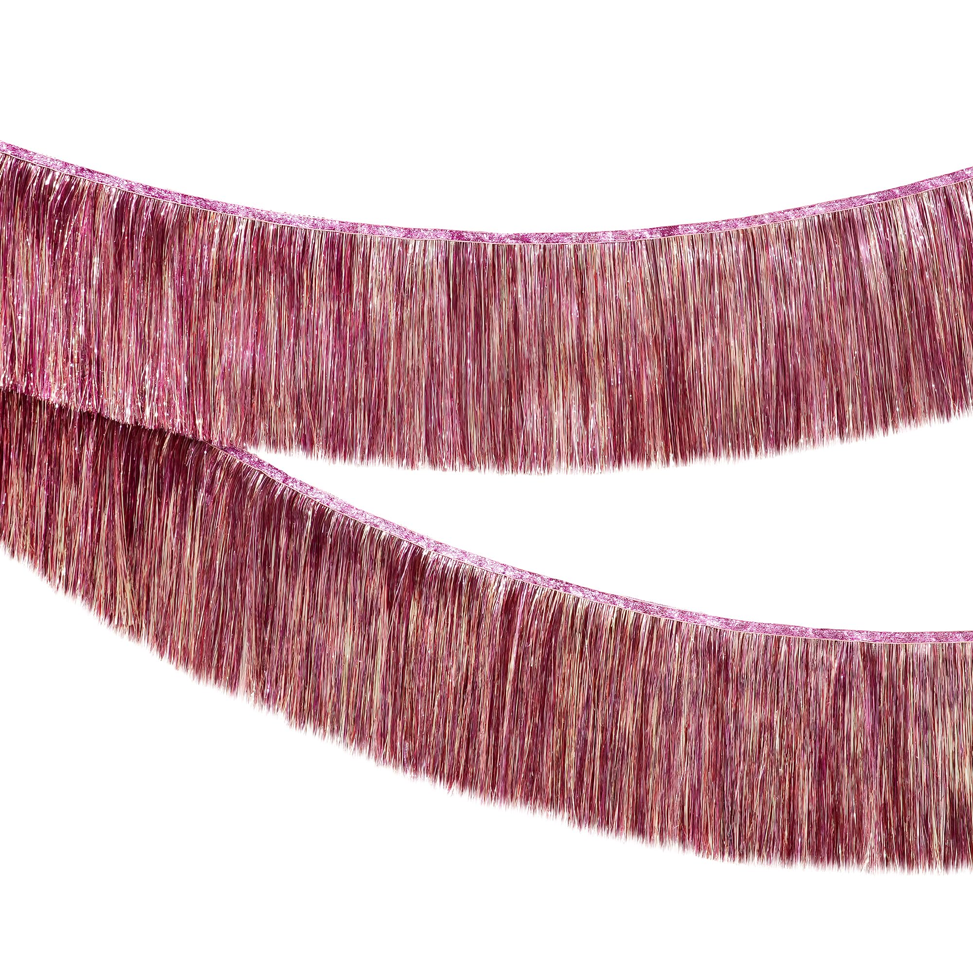 Photo 1 of KatchOn, XtraLarge Pink Fringe Banner - 6.5 Ft,Pack of 2 | Fringe Garland, Pink Streamers for Birthday,Gender Reveal, Bachelorette Party Decorations | Flamingo Party Decorations
