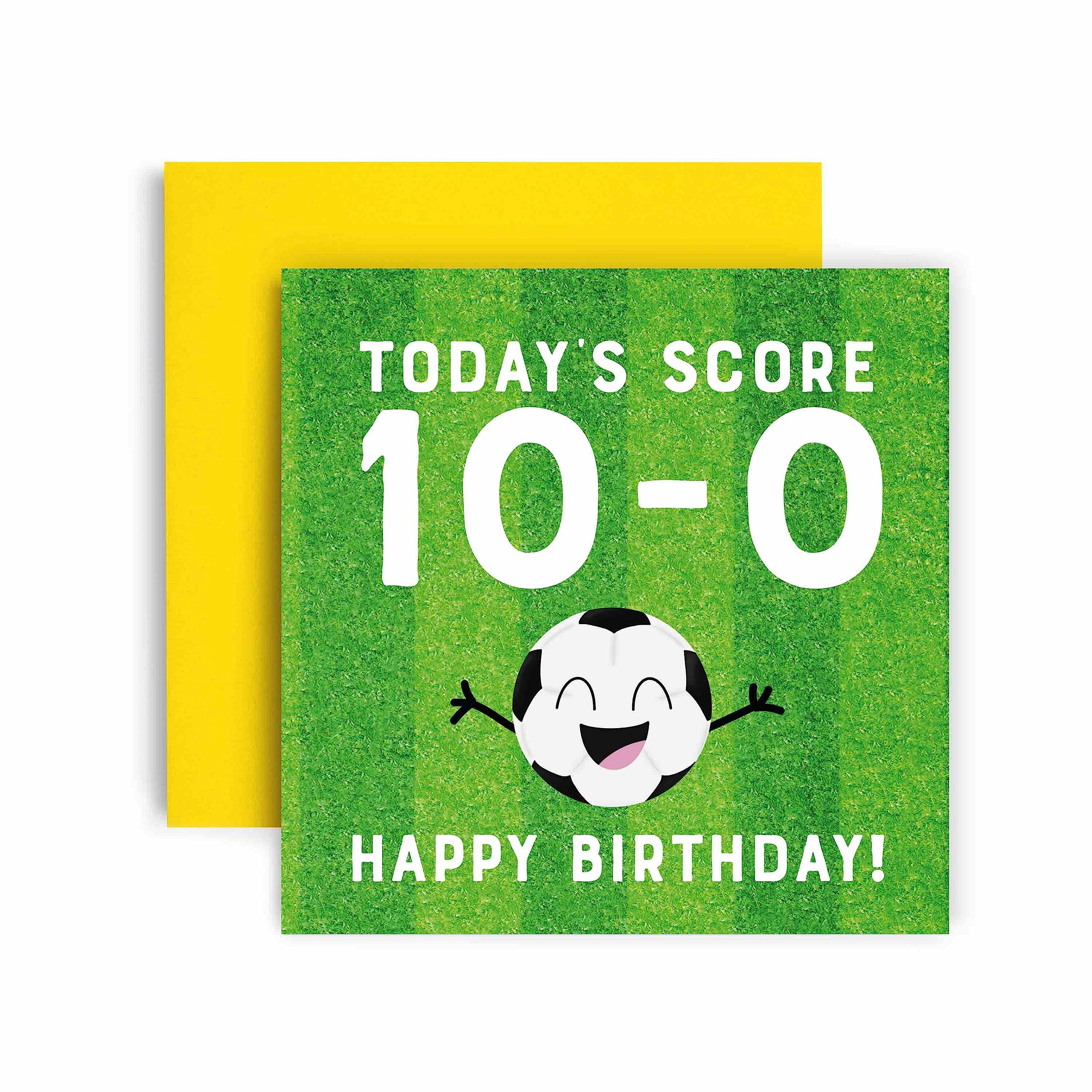 Biglietto Di Auguri Divertente Per 10° Compleanno – Con Busta – Ragazzi E Bambini – FSC