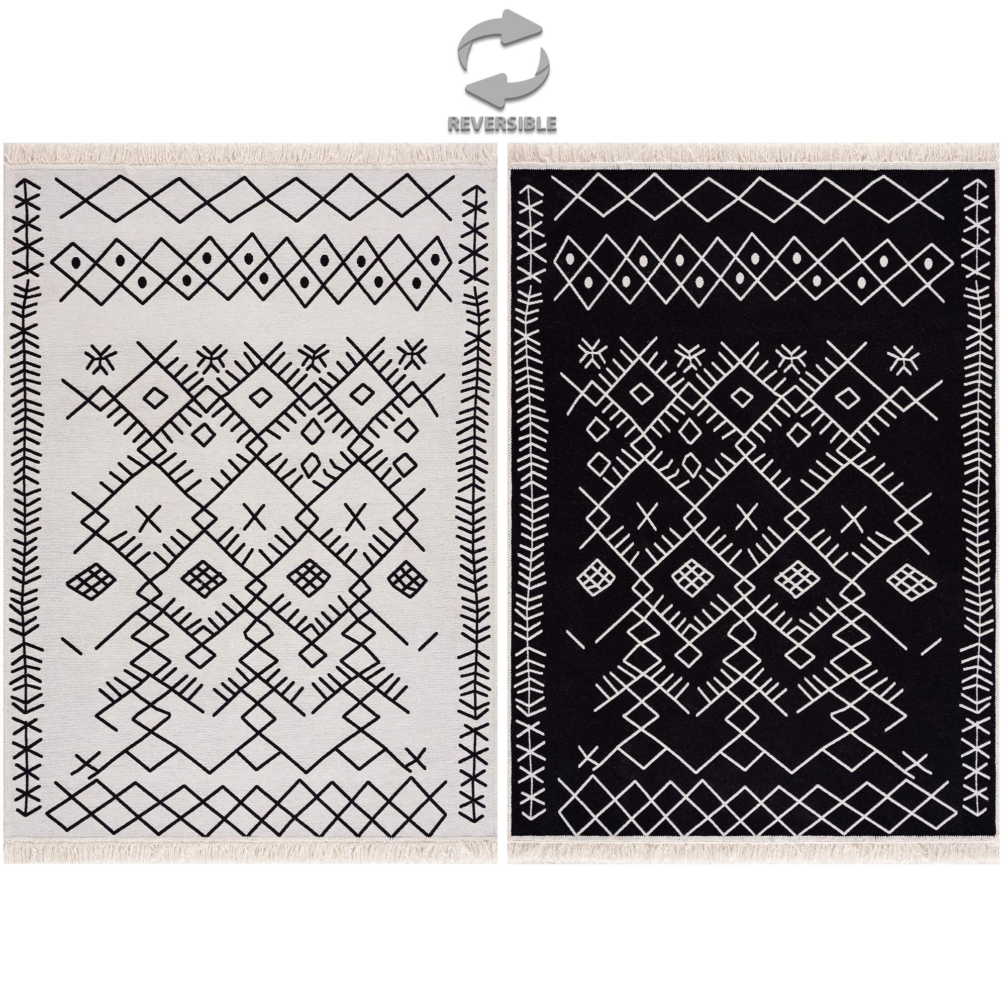Jimri Fashion4Home Rug Runner, Rug for Living Room Bedroom, Kitchen, Children's Room, Bathroom, Boho Kilim Rugs - Image 2