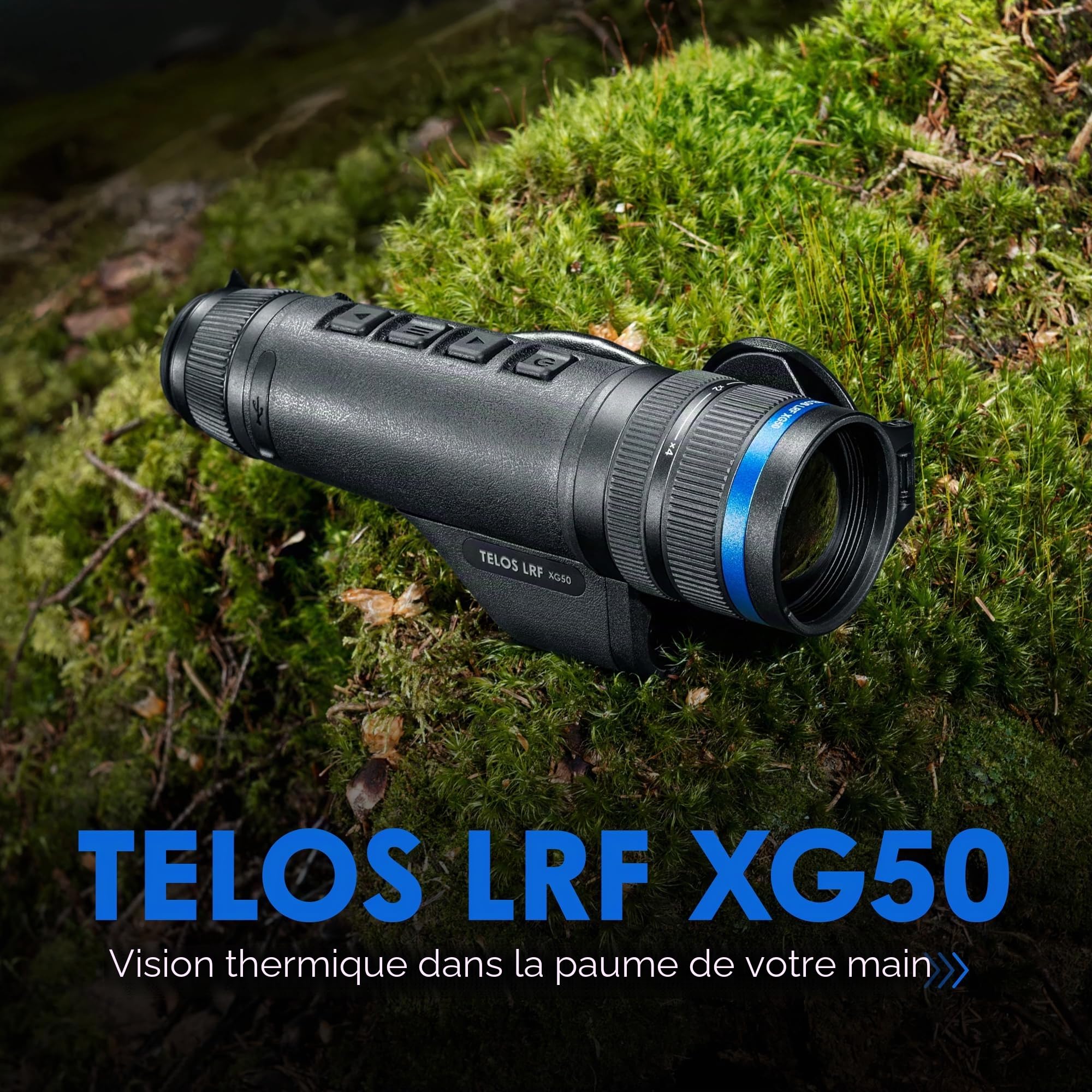 Pulsar Telos LRF Monoculaire d'imagerie Thermique avec télémètre Laser